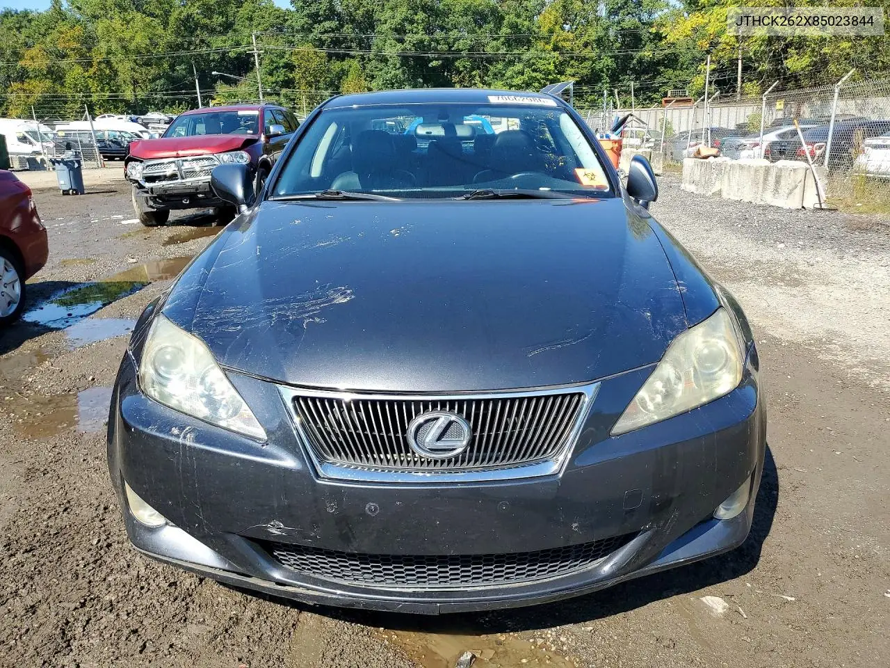 2008 LEXUS IS VIN JTHCK262X85023844 — фото 5