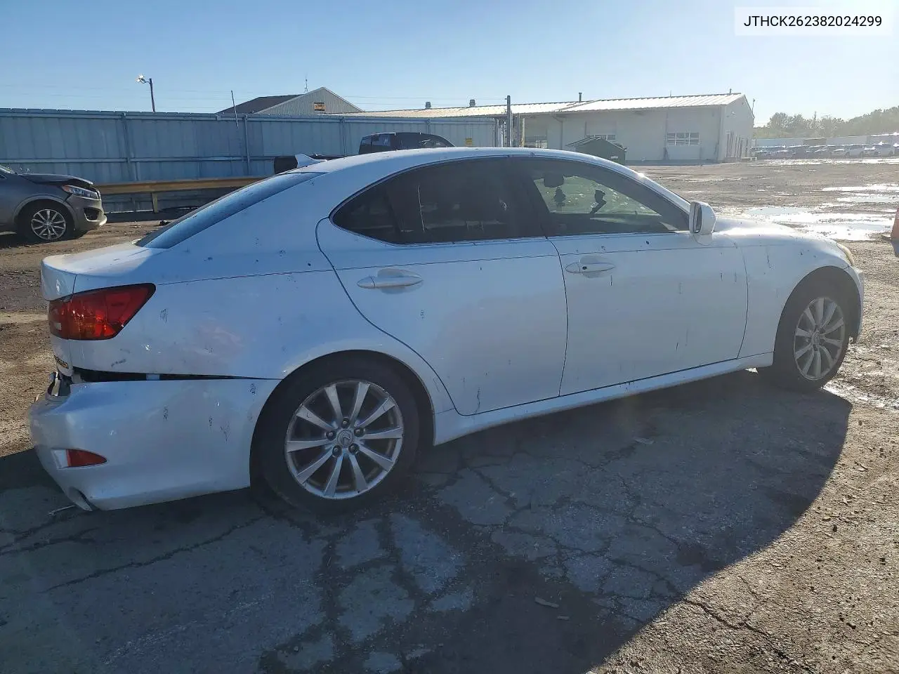 2008 LEXUS IS VIN JTHCK262382024299 — фото 3