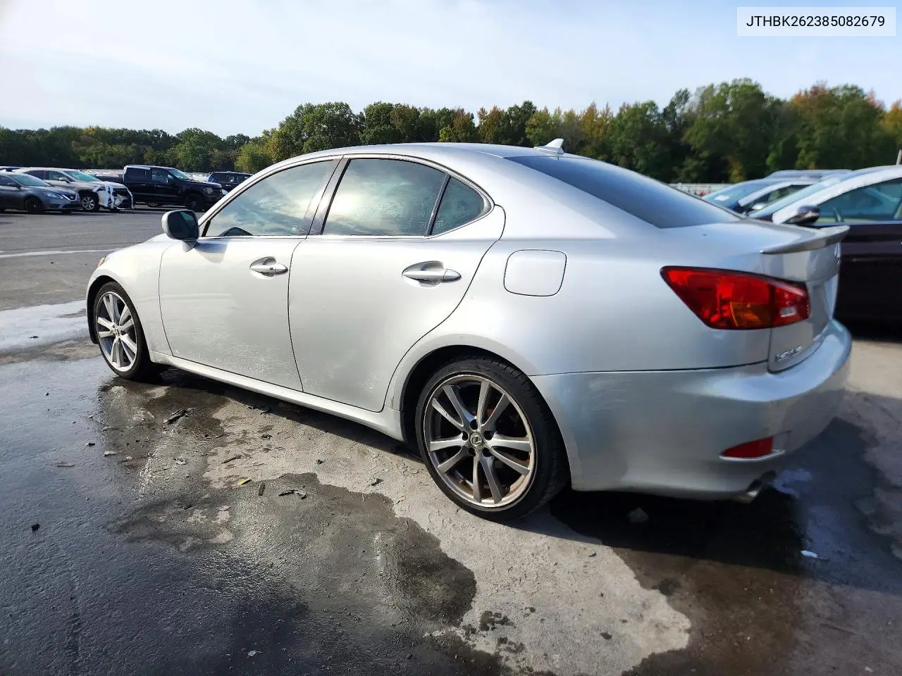 2008 LEXUS IS VIN JTHBK262385082679 — фото 2