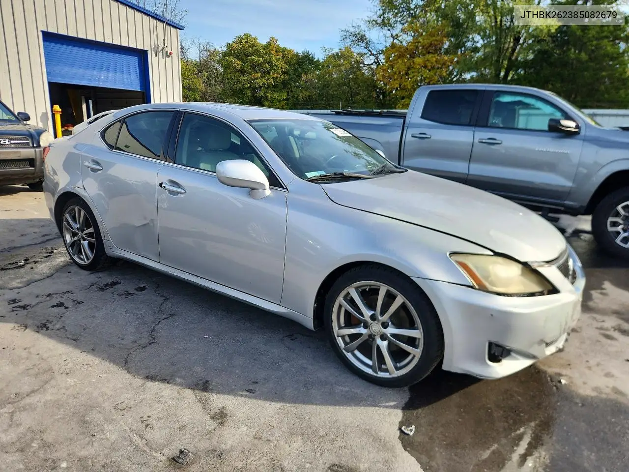 2008 LEXUS IS VIN JTHBK262385082679 — фото 4