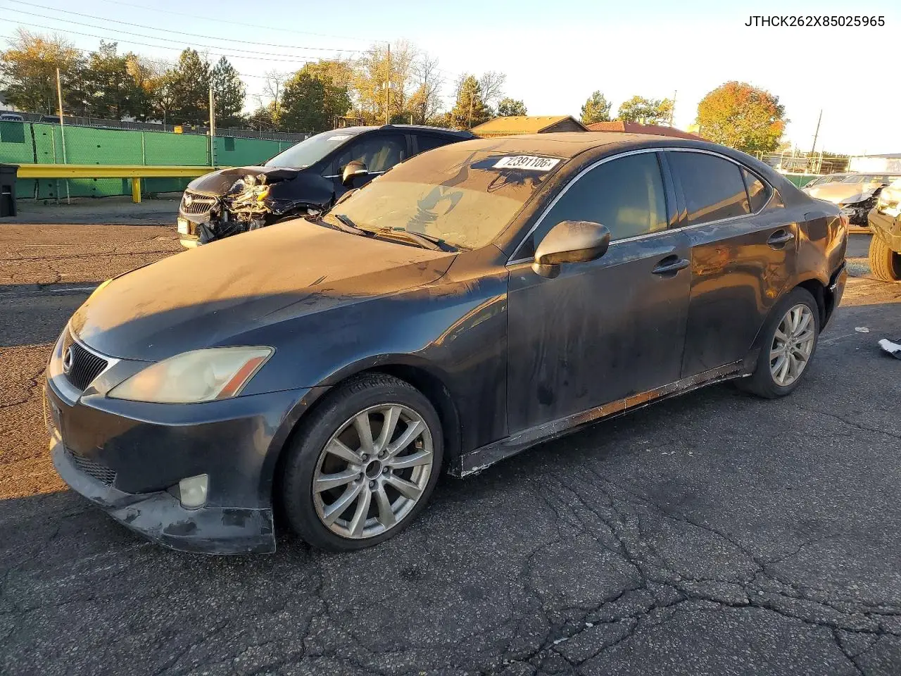 LEXUS IS 2008, VIN JTHCK262X85025965
