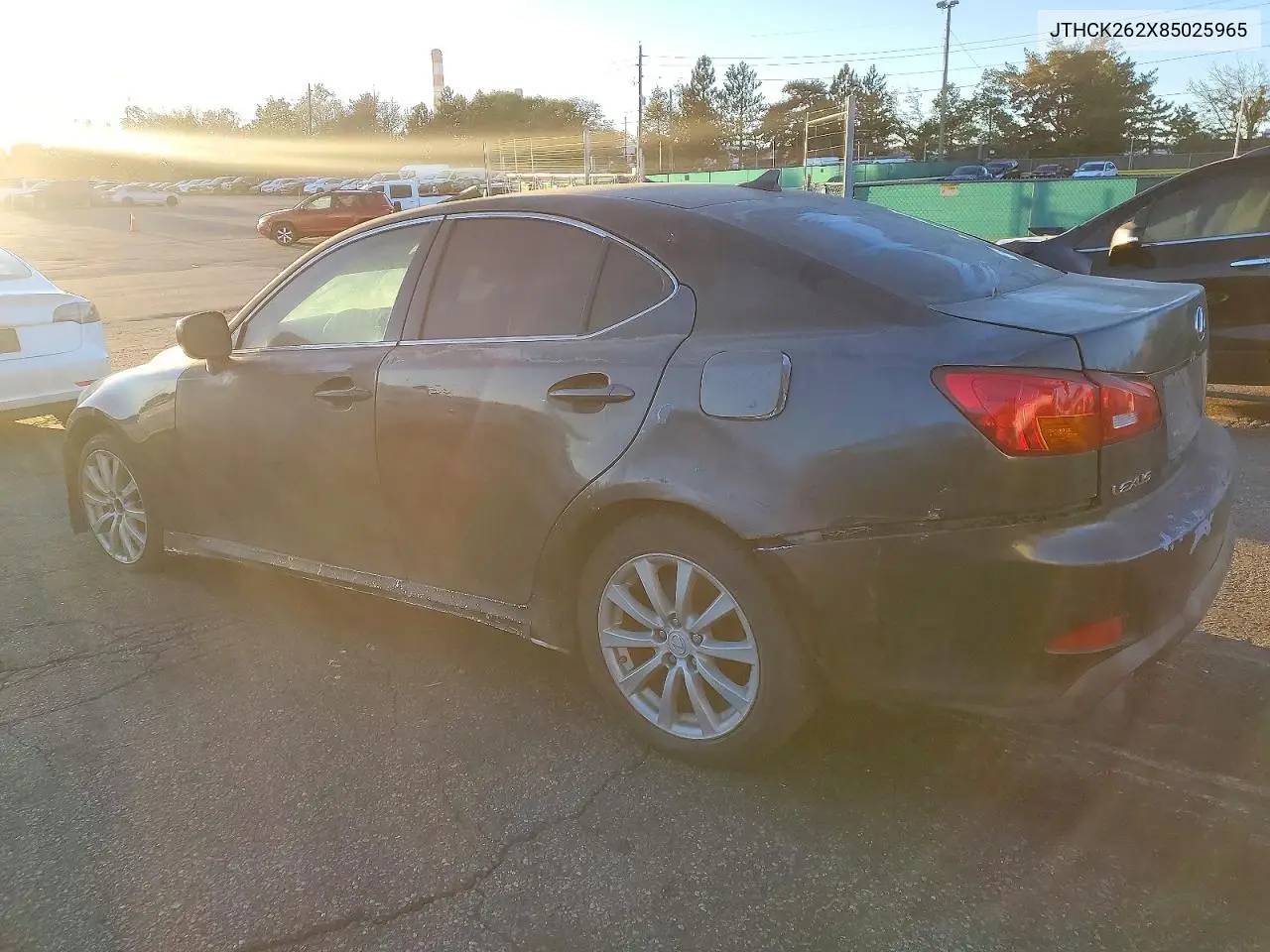2008 LEXUS IS VIN JTHCK262X85025965 — фото 2