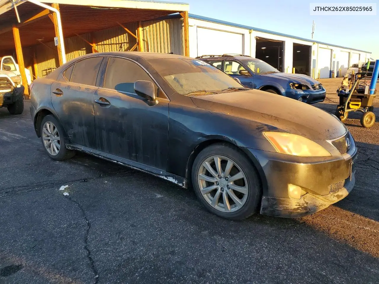 2008 LEXUS IS VIN JTHCK262X85025965 — фото 4