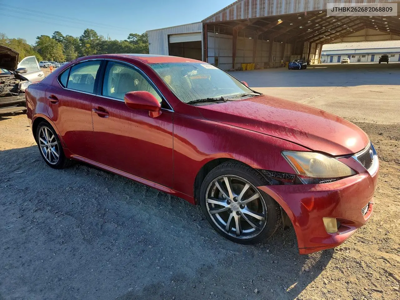 2008 LEXUS IS VIN JTHBK262682068809 — фото 4