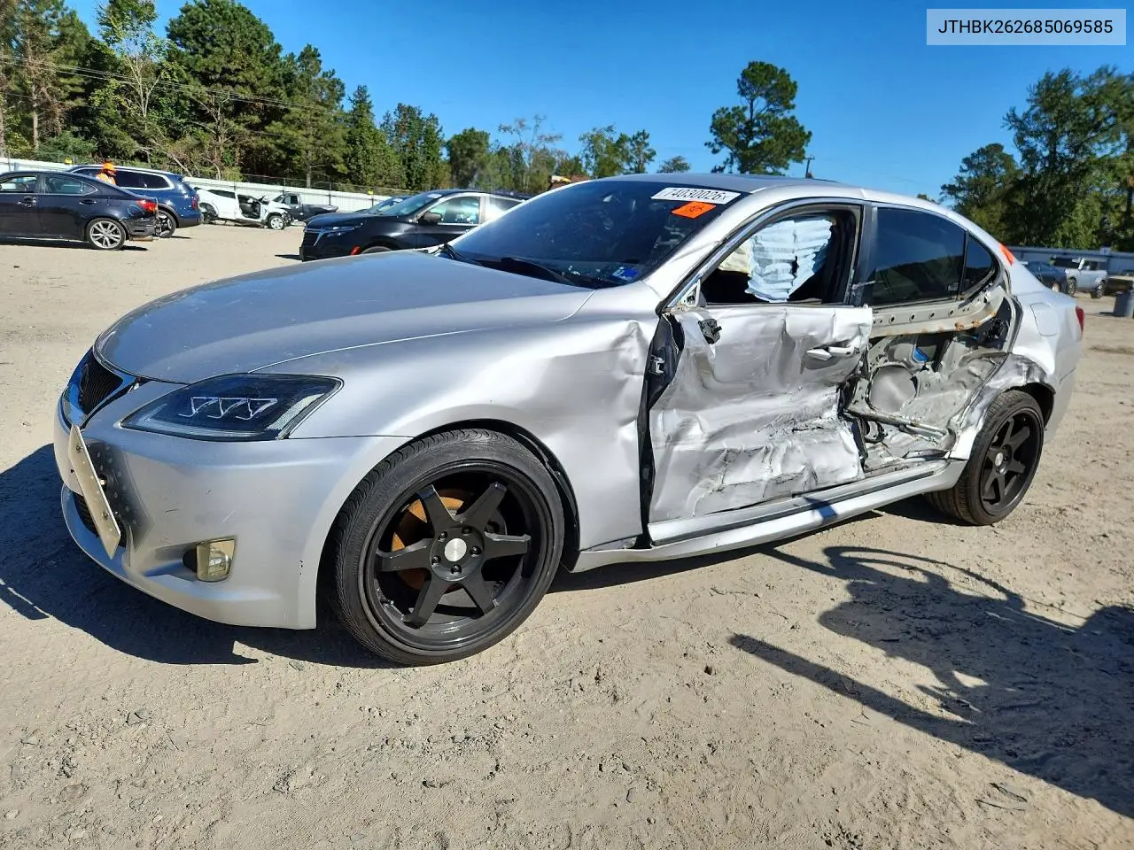 LEXUS IS 2008, VIN JTHBK262685069585