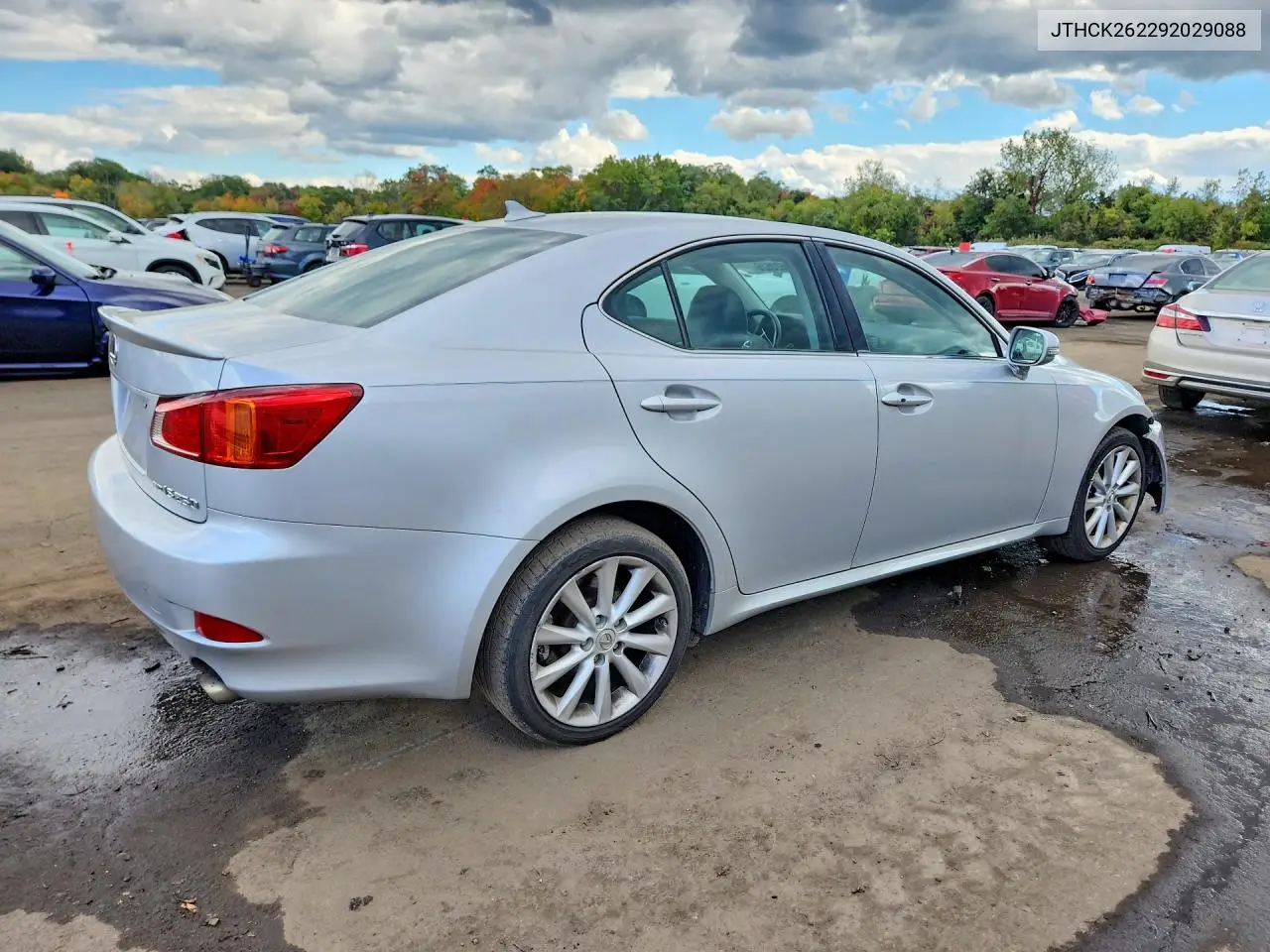 2009 LEXUS IS VIN JTHCK262292029088 — фото 3