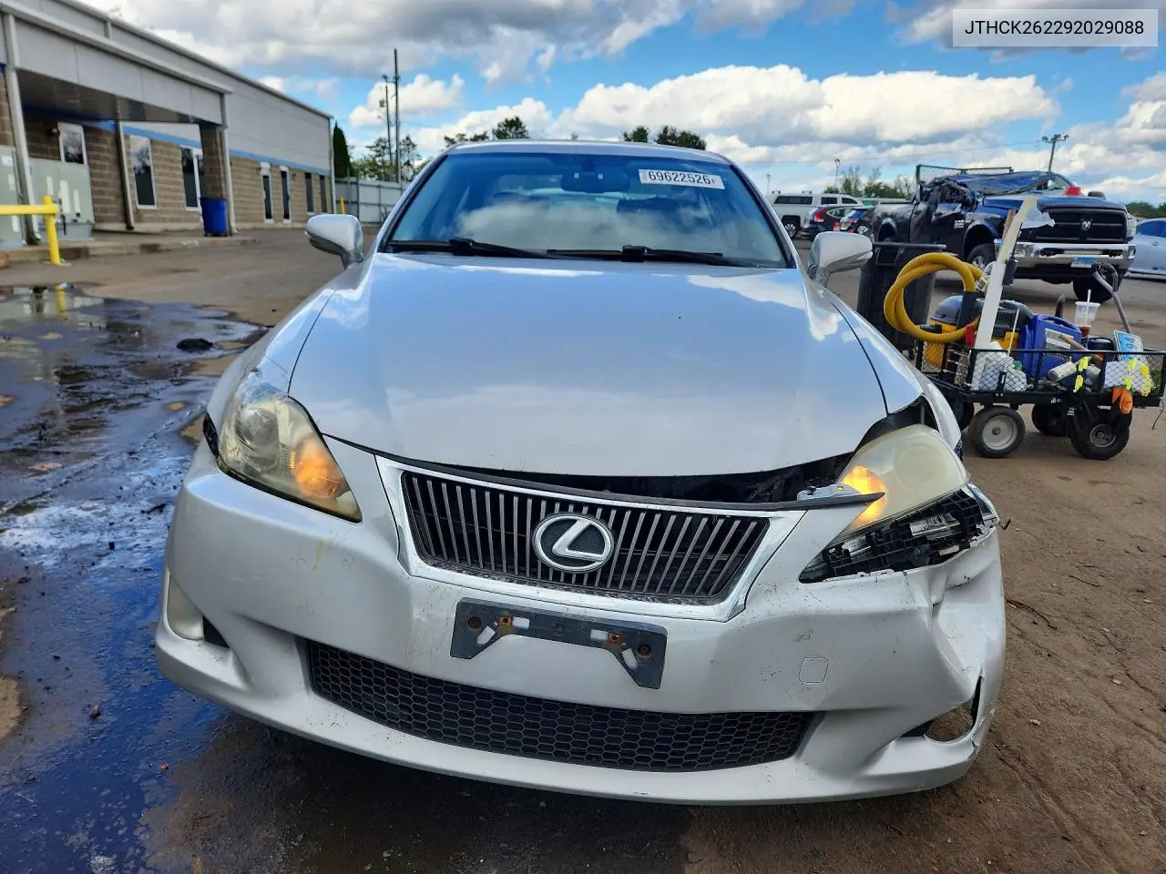 2009 LEXUS IS VIN JTHCK262292029088 — фото 5