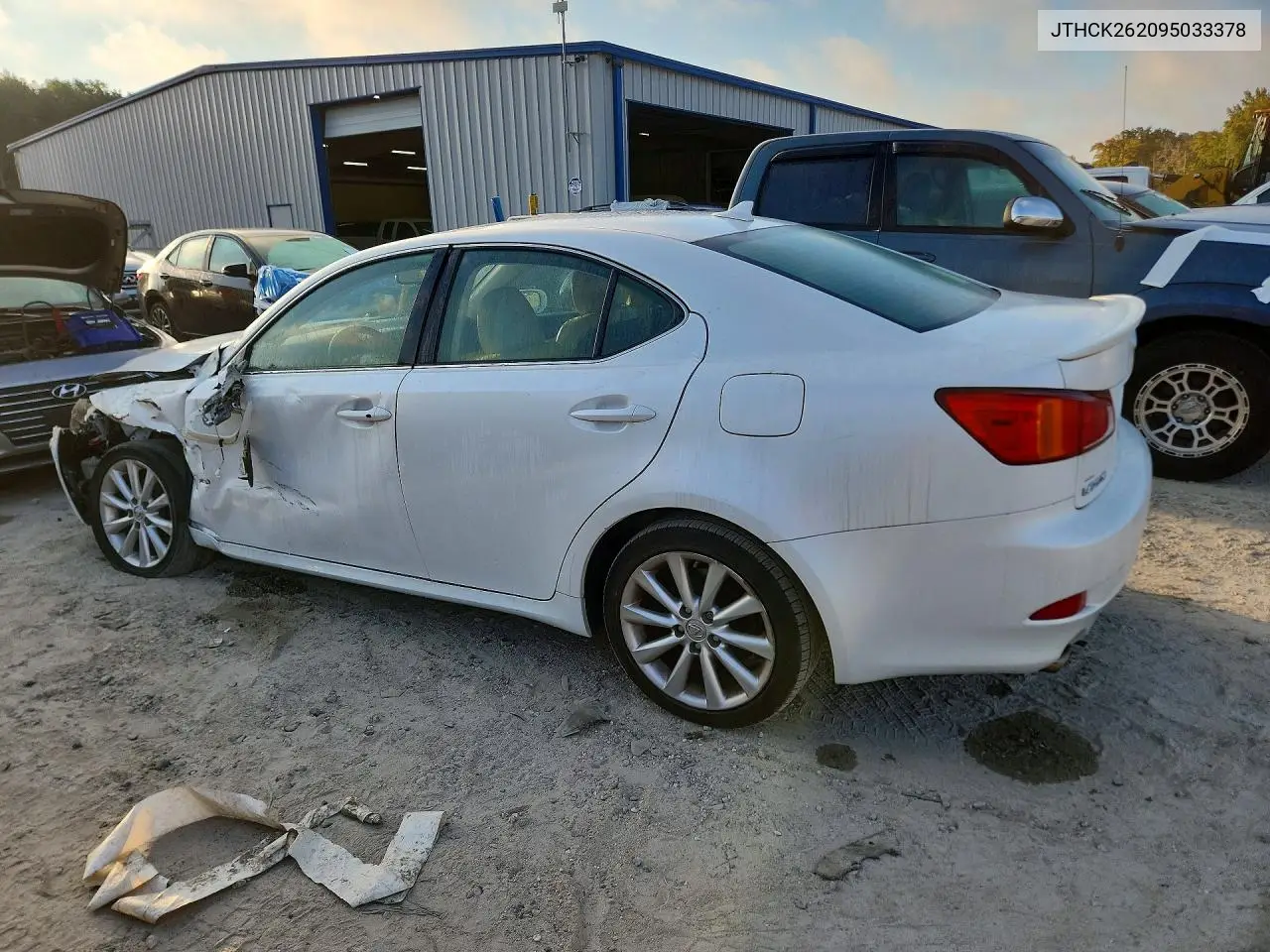 2009 LEXUS IS VIN JTHCK262095033378 — фото 2