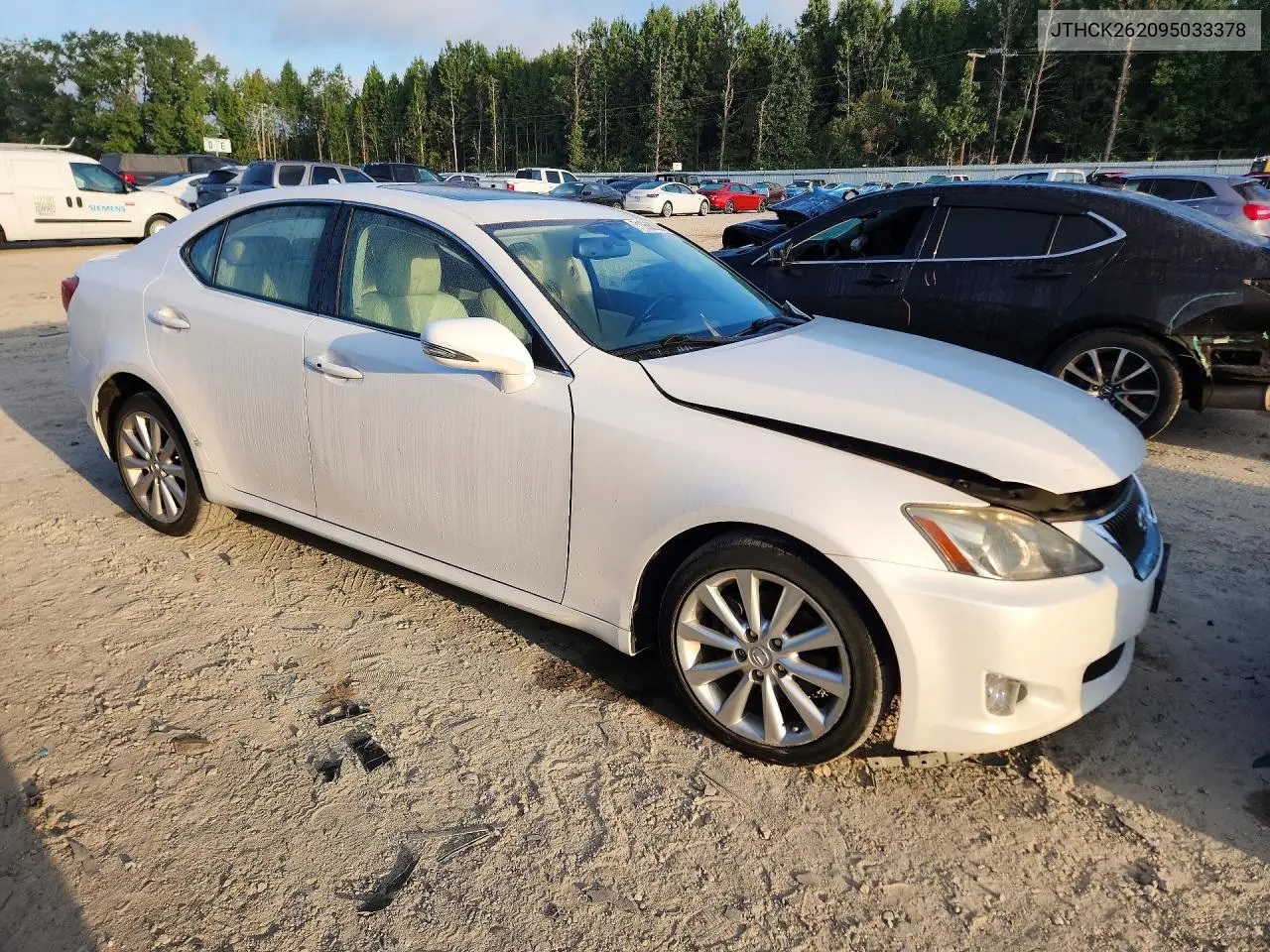 2009 LEXUS IS VIN JTHCK262095033378 — фото 4