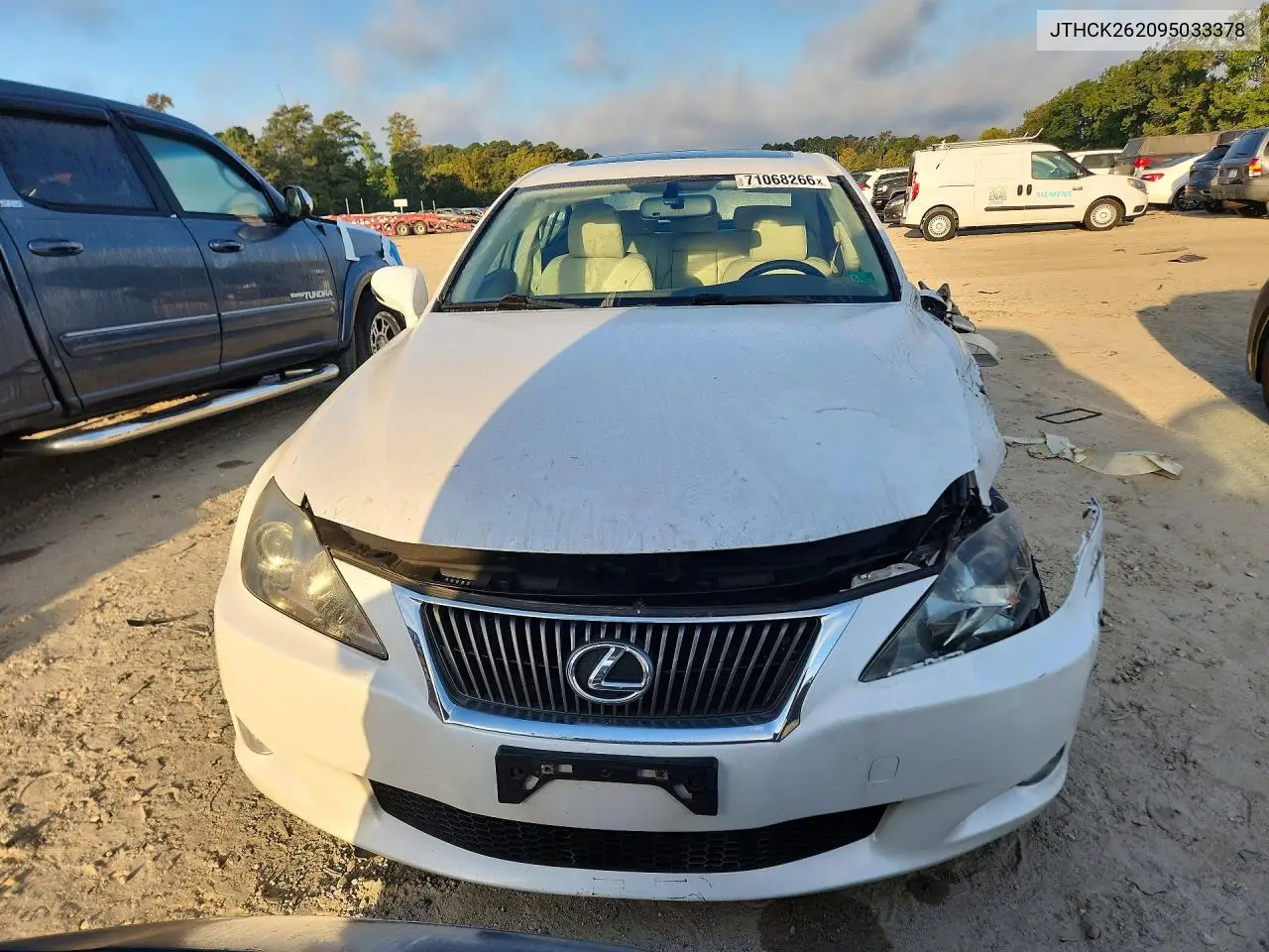 2009 LEXUS IS VIN JTHCK262095033378 — фото 5