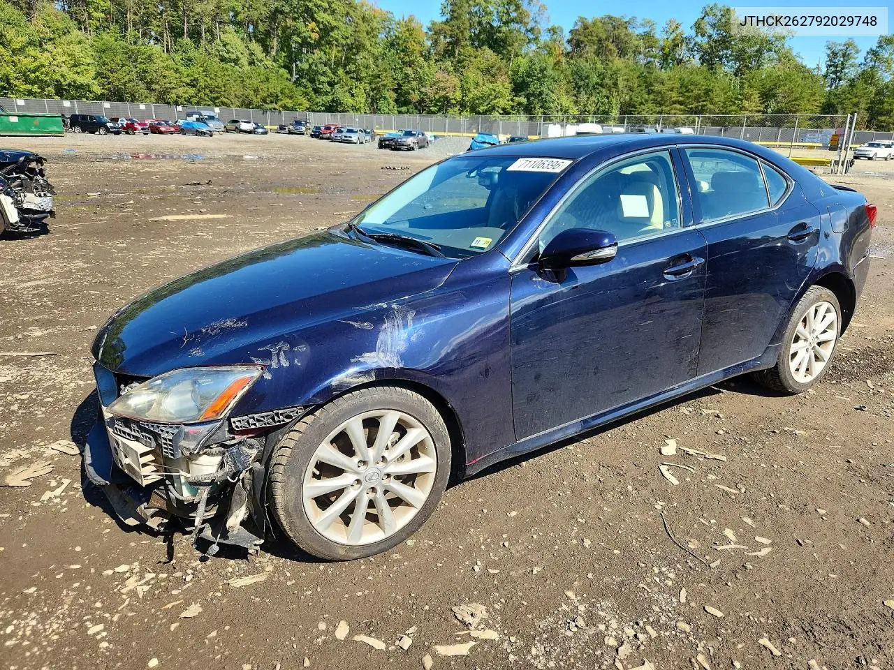 LEXUS IS 2009, VIN JTHCK262792029748