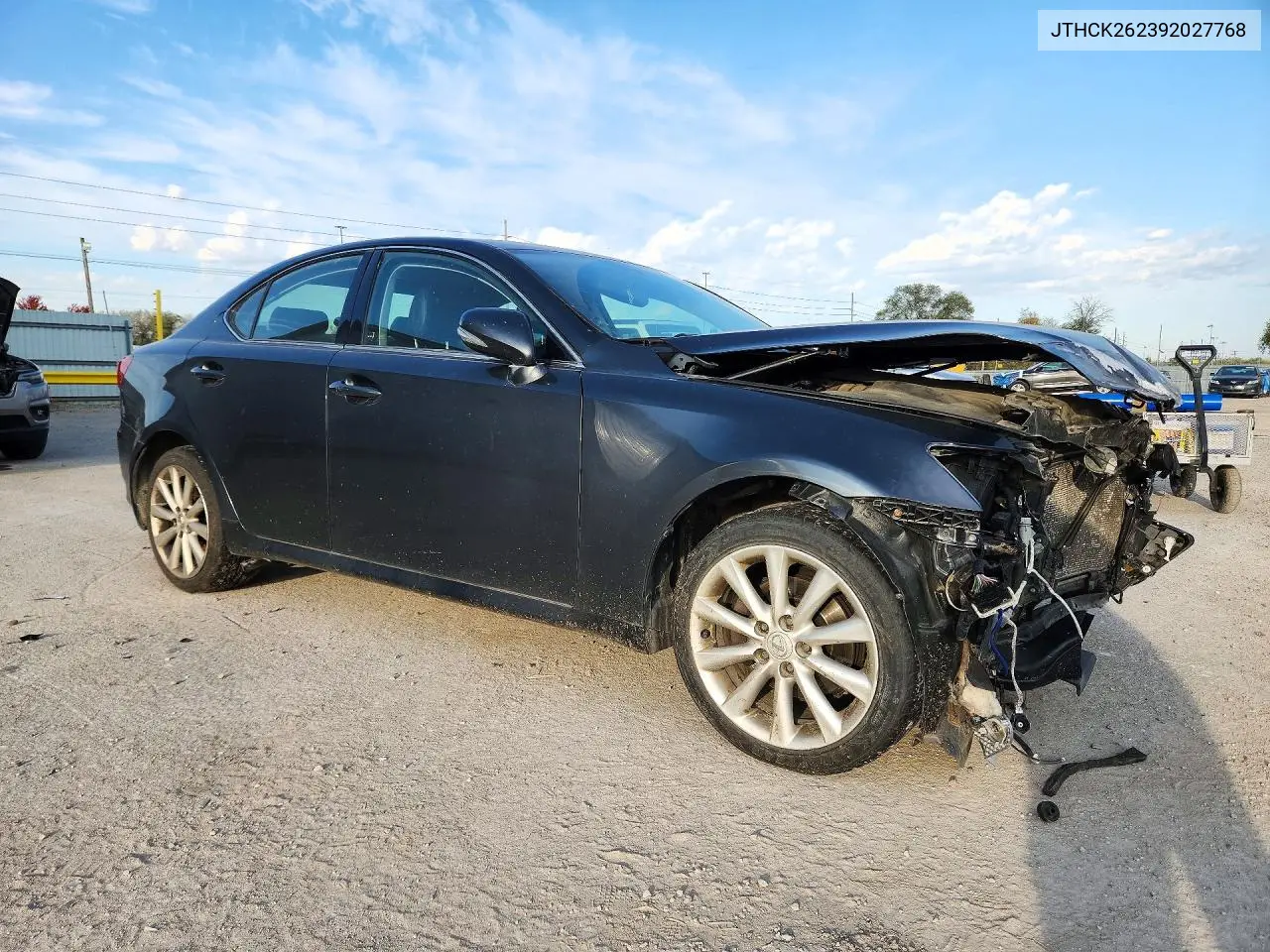 2009 LEXUS IS VIN JTHCK262392027768 — фото 4