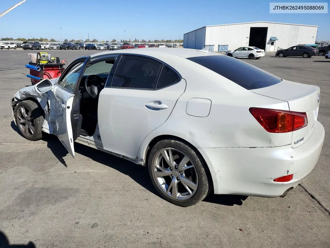 2009 LEXUS IS VIN JTHBK262495088069 — фото 2