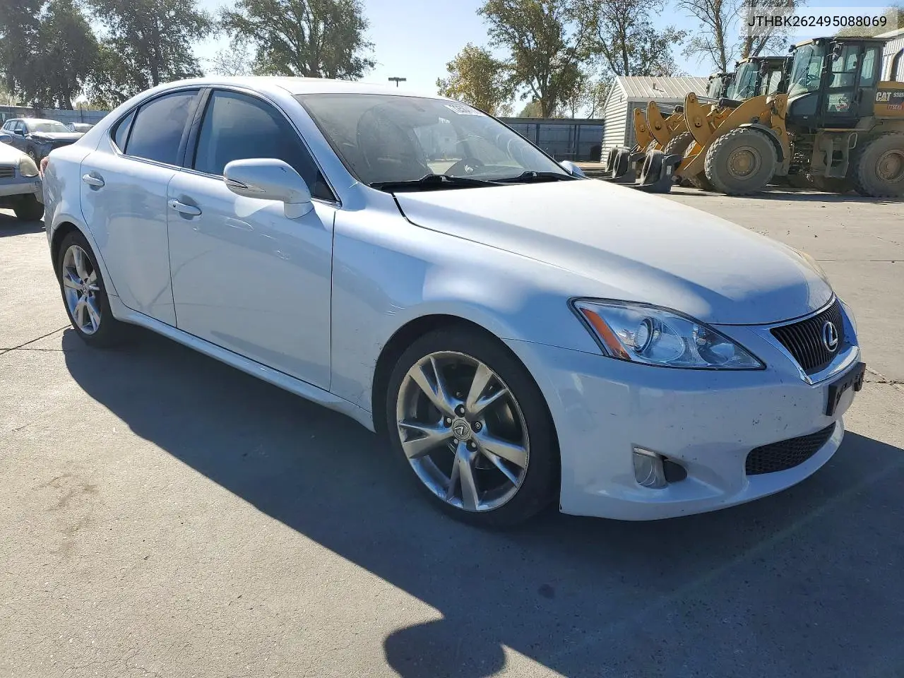 2009 LEXUS IS VIN JTHBK262495088069 — фото 4