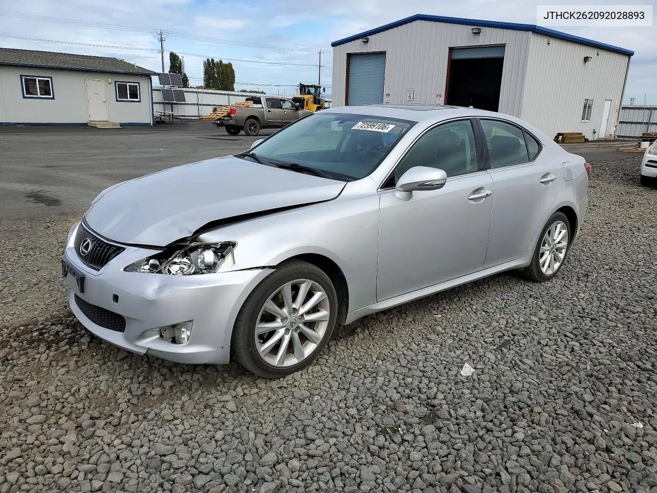 LEXUS IS 2009, VIN JTHCK262092028893