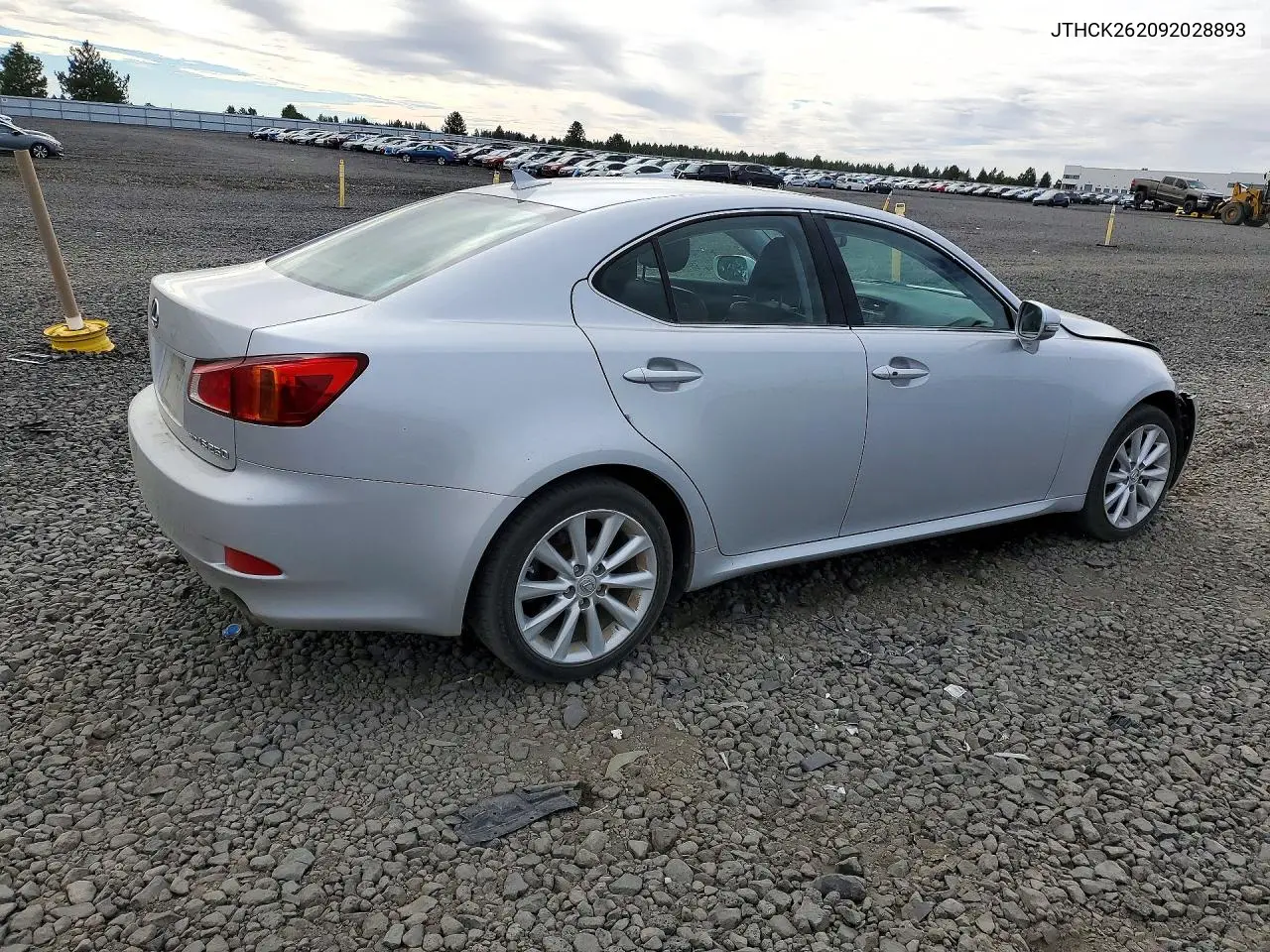 2009 LEXUS IS VIN JTHCK262092028893 — фото 3