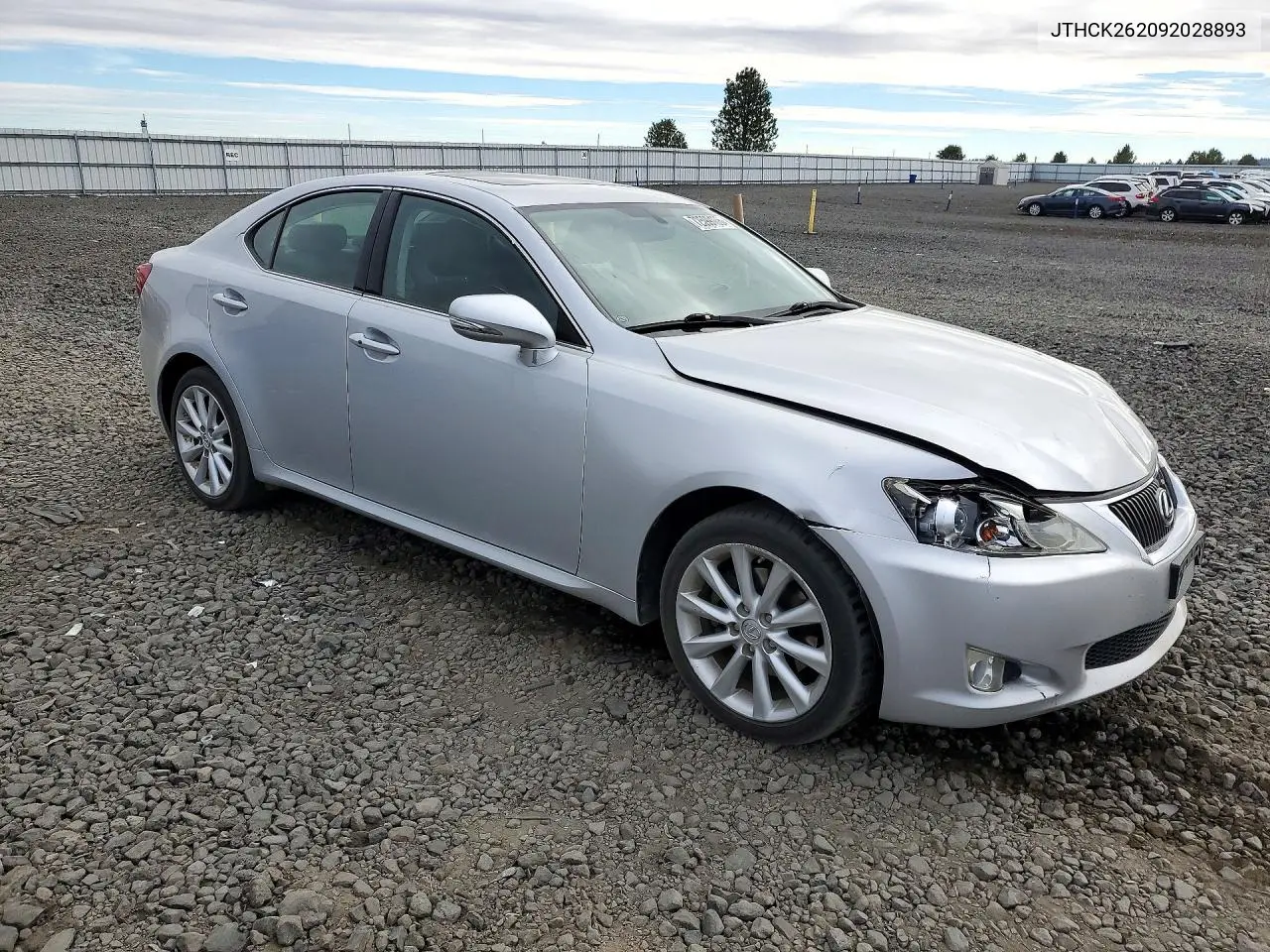 2009 LEXUS IS VIN JTHCK262092028893 — фото 4