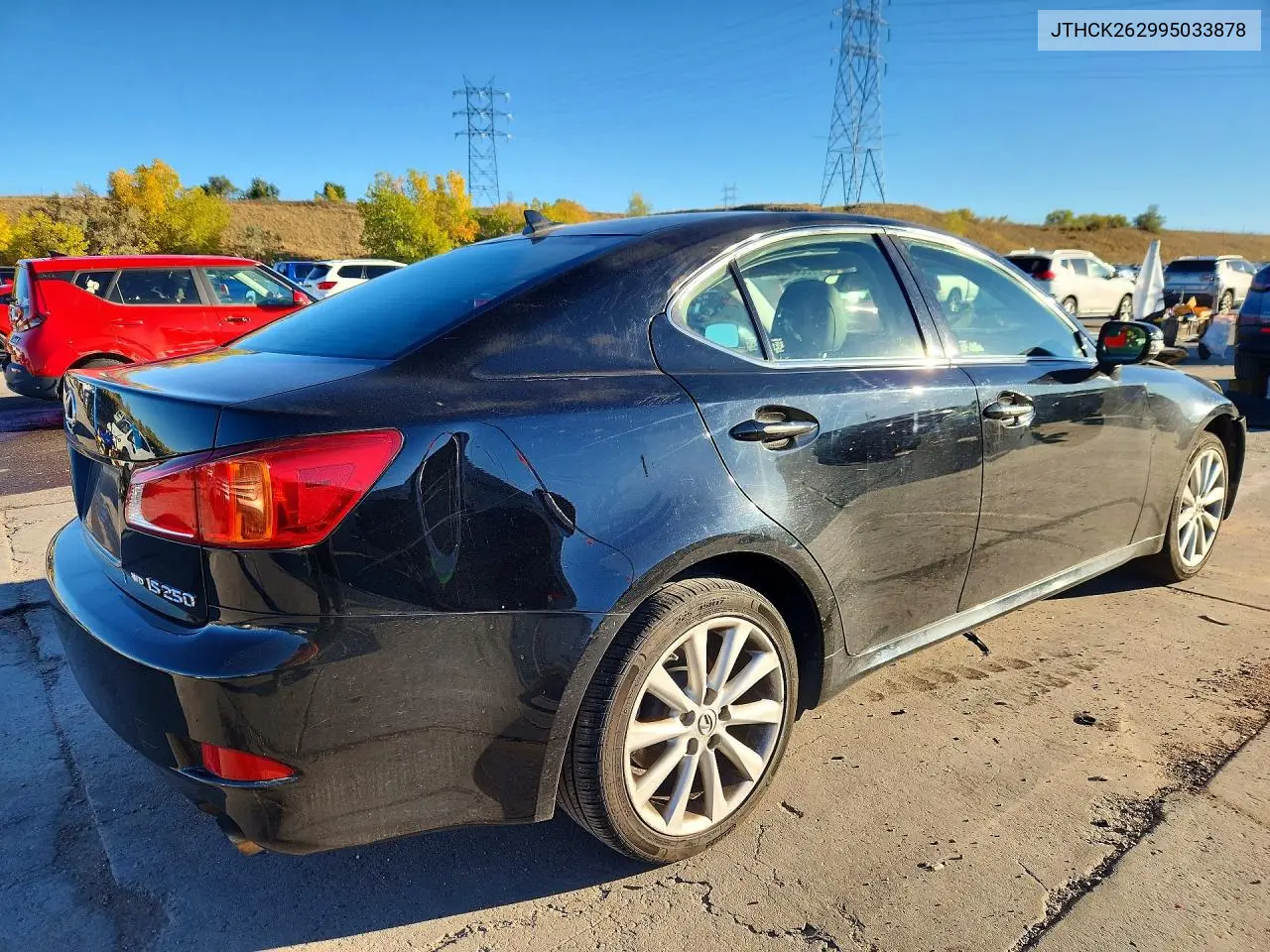 2009 LEXUS IS VIN JTHCK262995033878 — фото 3