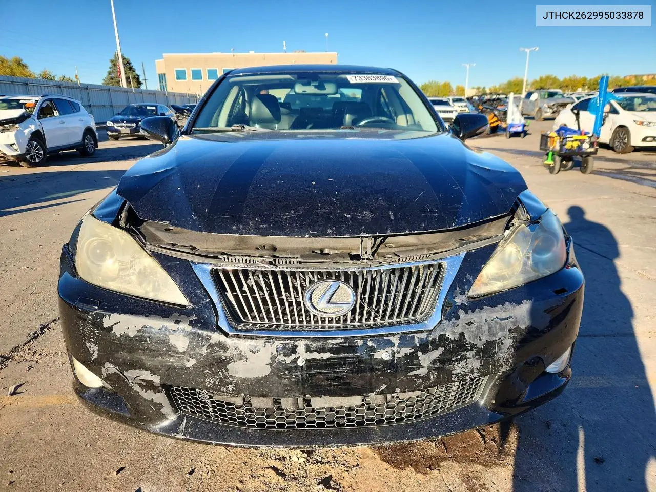 2009 LEXUS IS VIN JTHCK262995033878 — фото 5