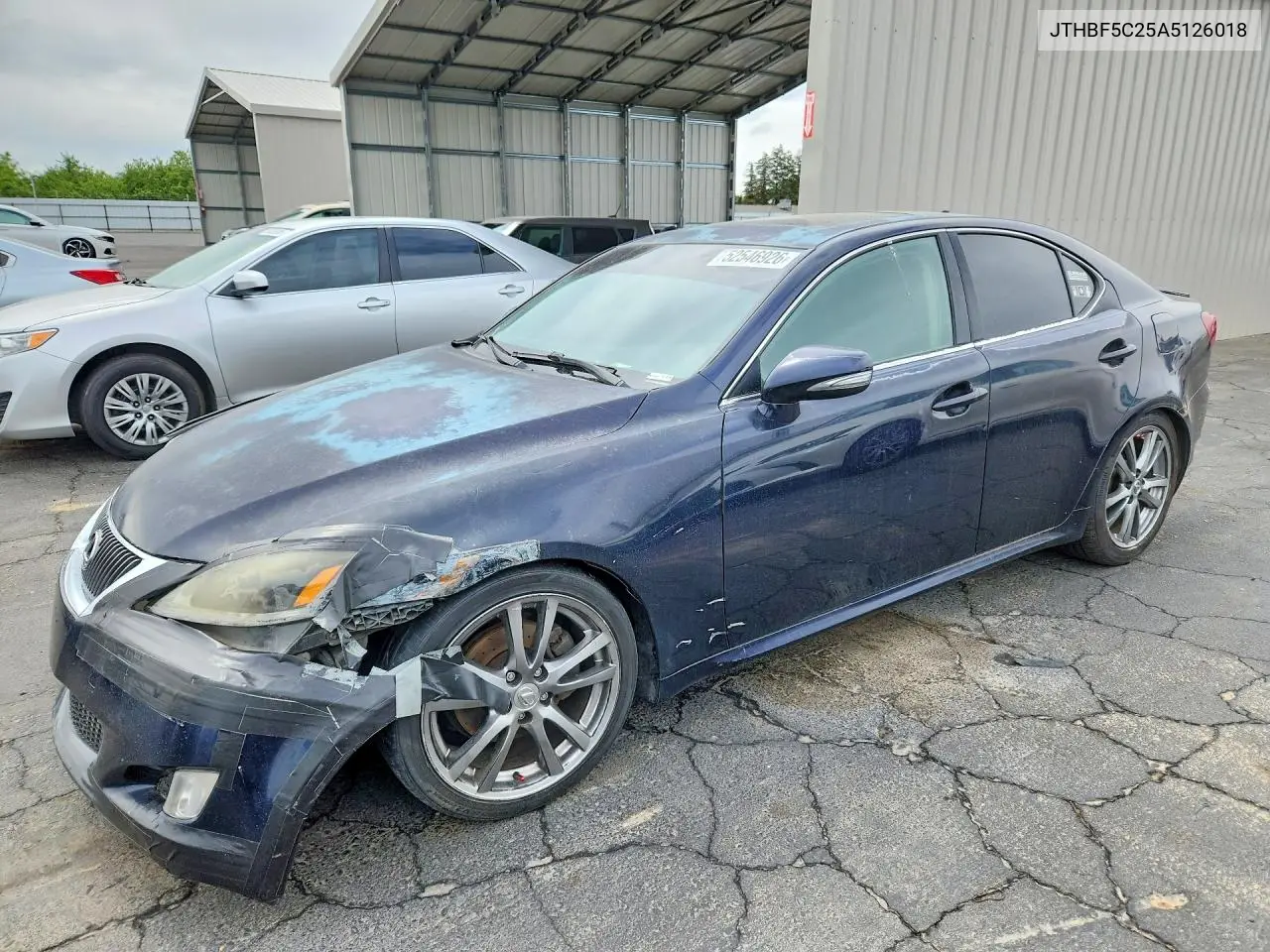 LEXUS IS 2010, VIN JTHBF5C25A5126018