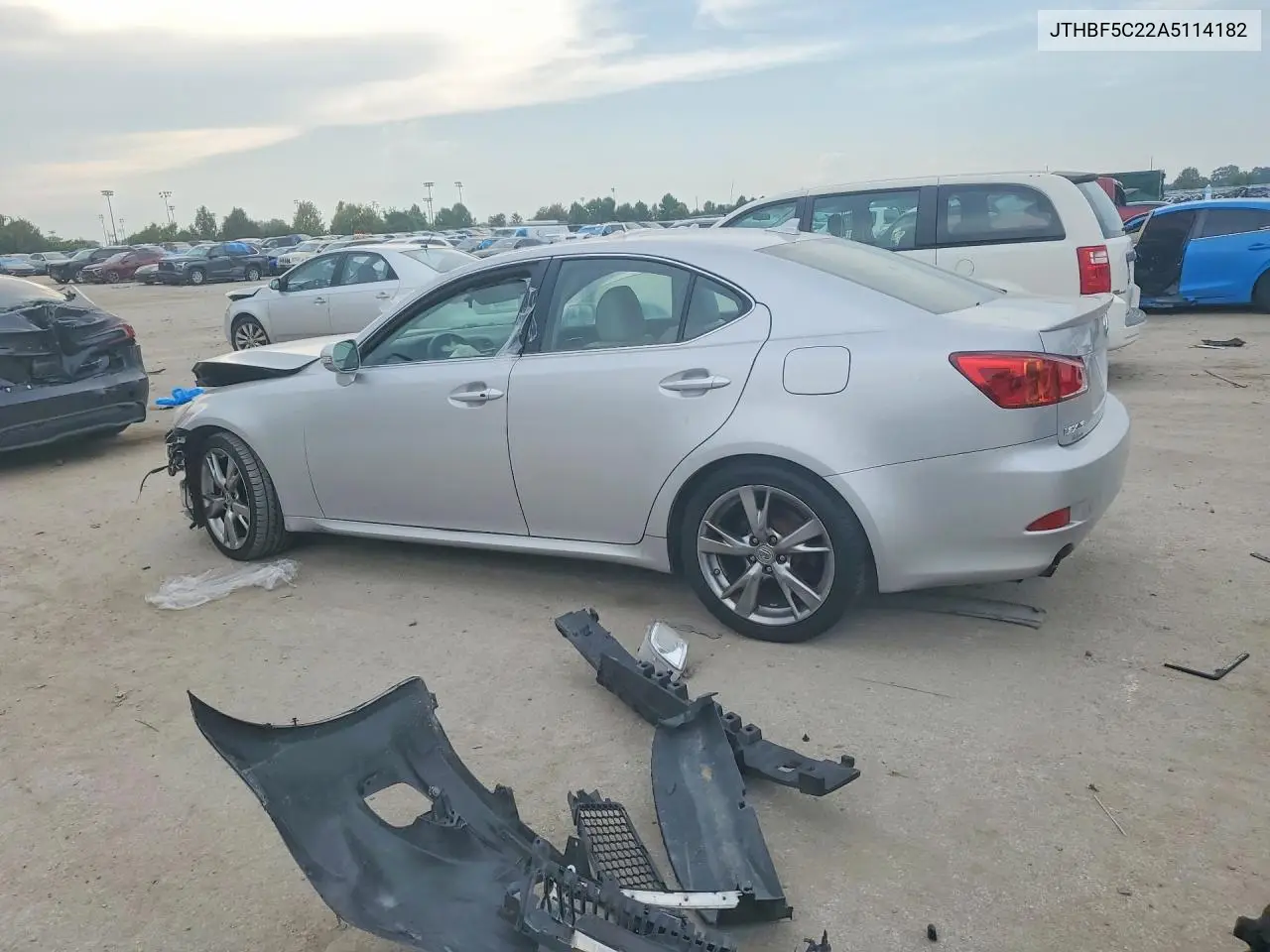 2010 LEXUS IS VIN JTHBF5C22A5114182 — фото 2