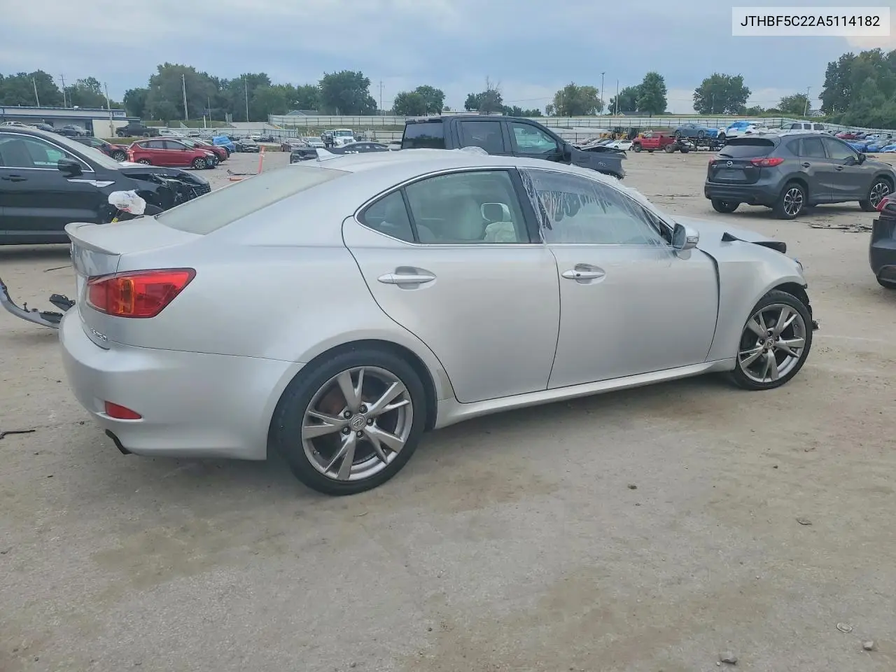 2010 LEXUS IS VIN JTHBF5C22A5114182 — фото 3