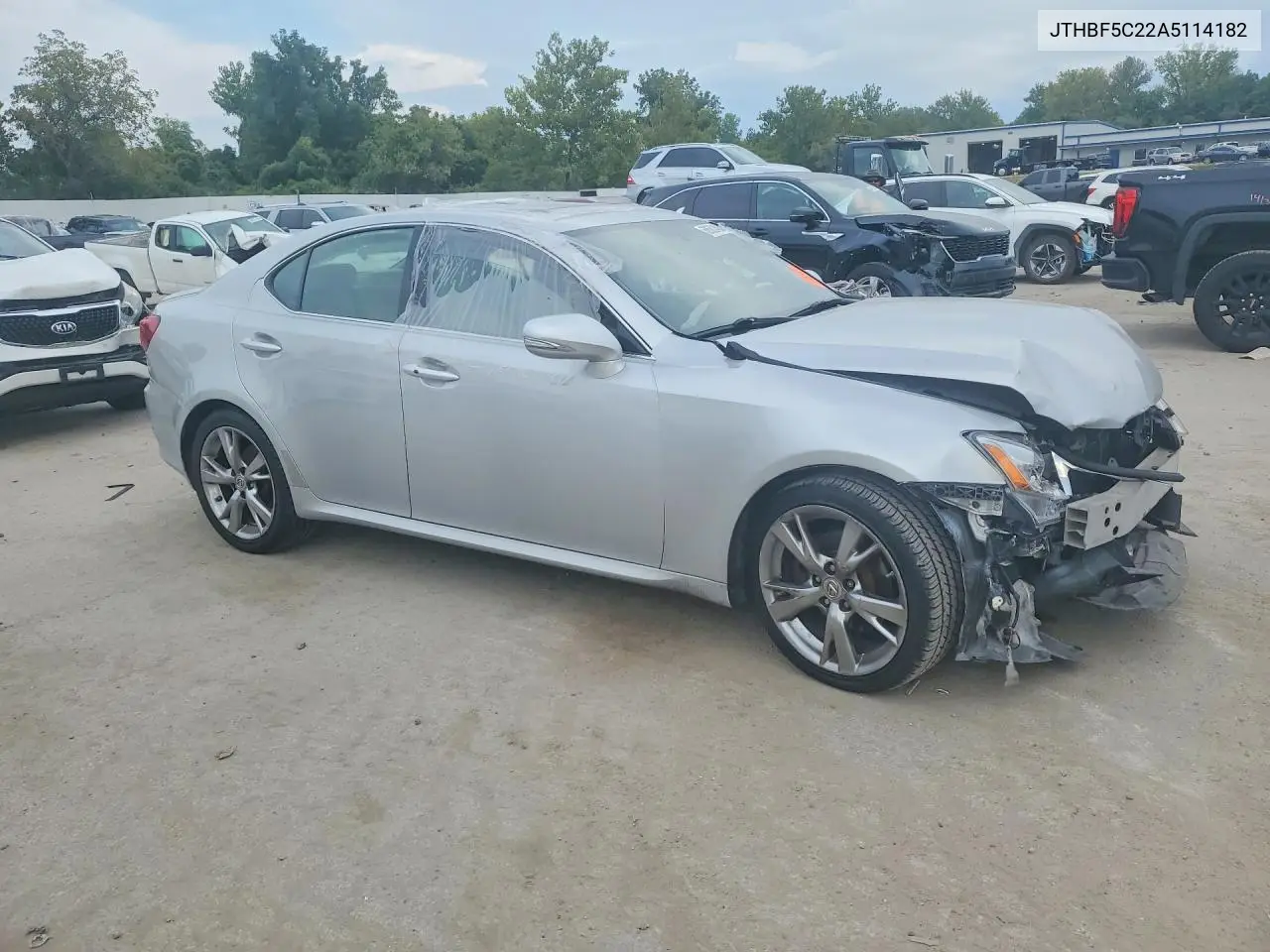 2010 LEXUS IS VIN JTHBF5C22A5114182 — фото 4