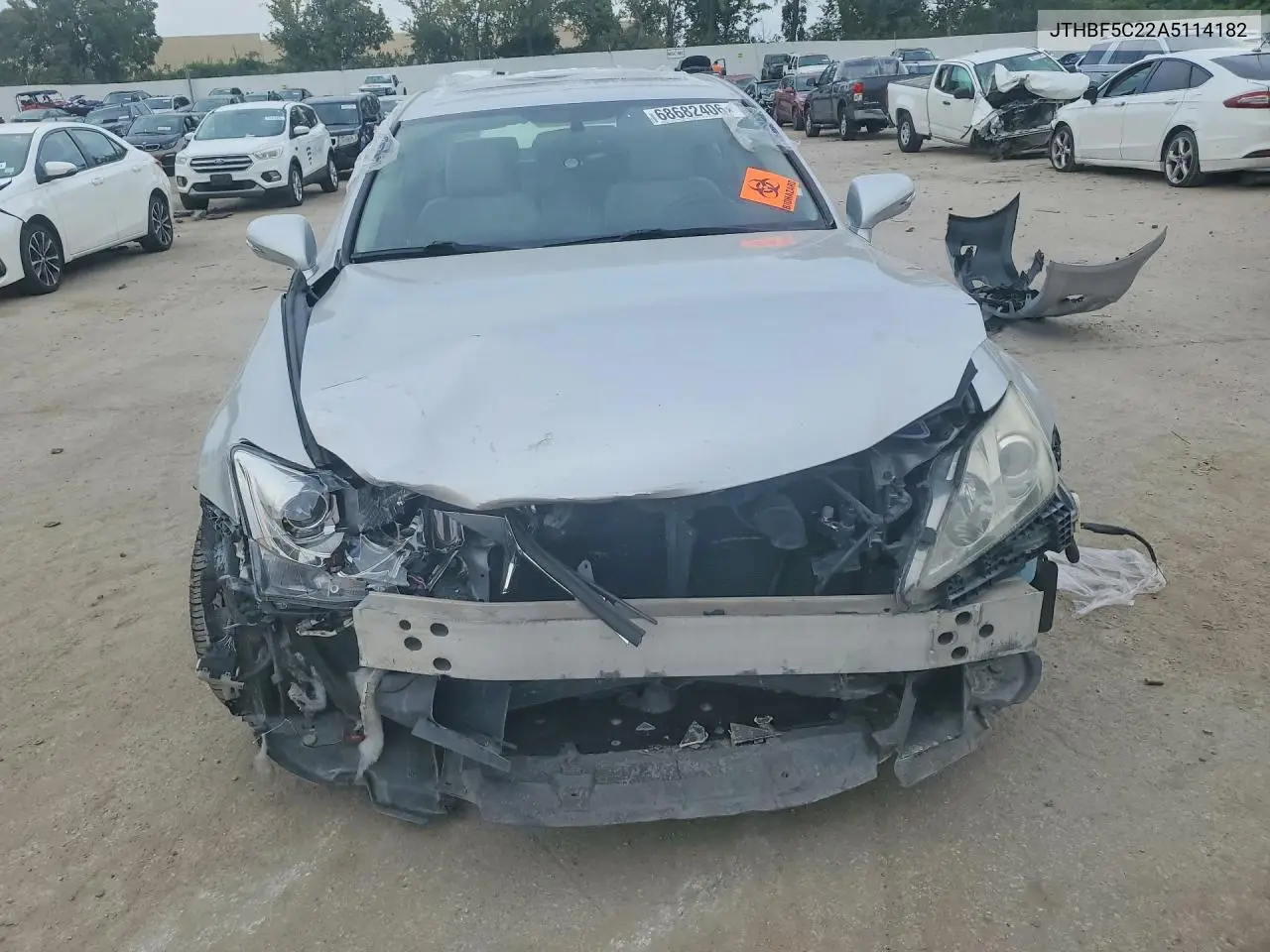 2010 LEXUS IS VIN JTHBF5C22A5114182 — фото 5
