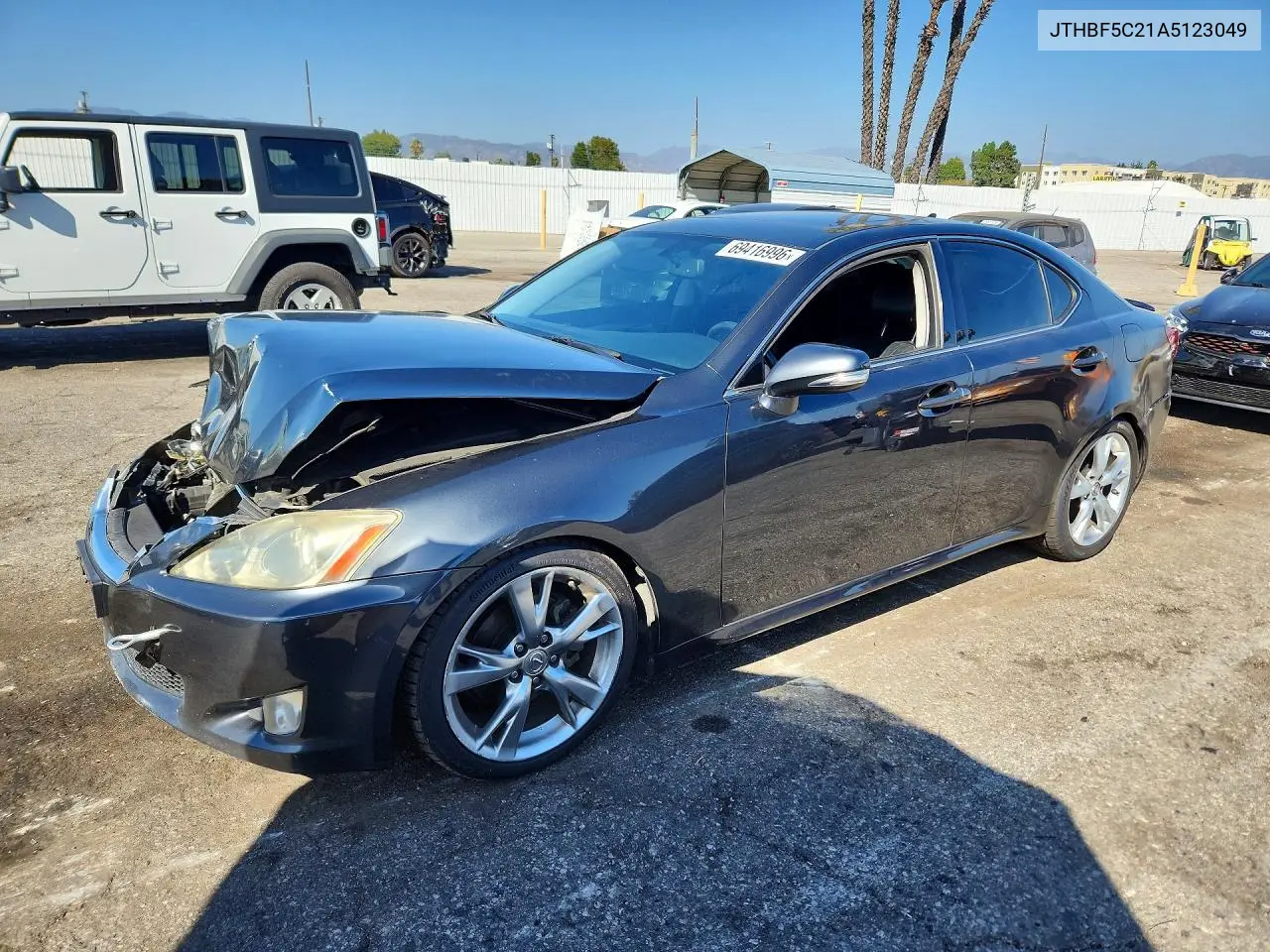 LEXUS IS 2010, VIN JTHBF5C21A5123049