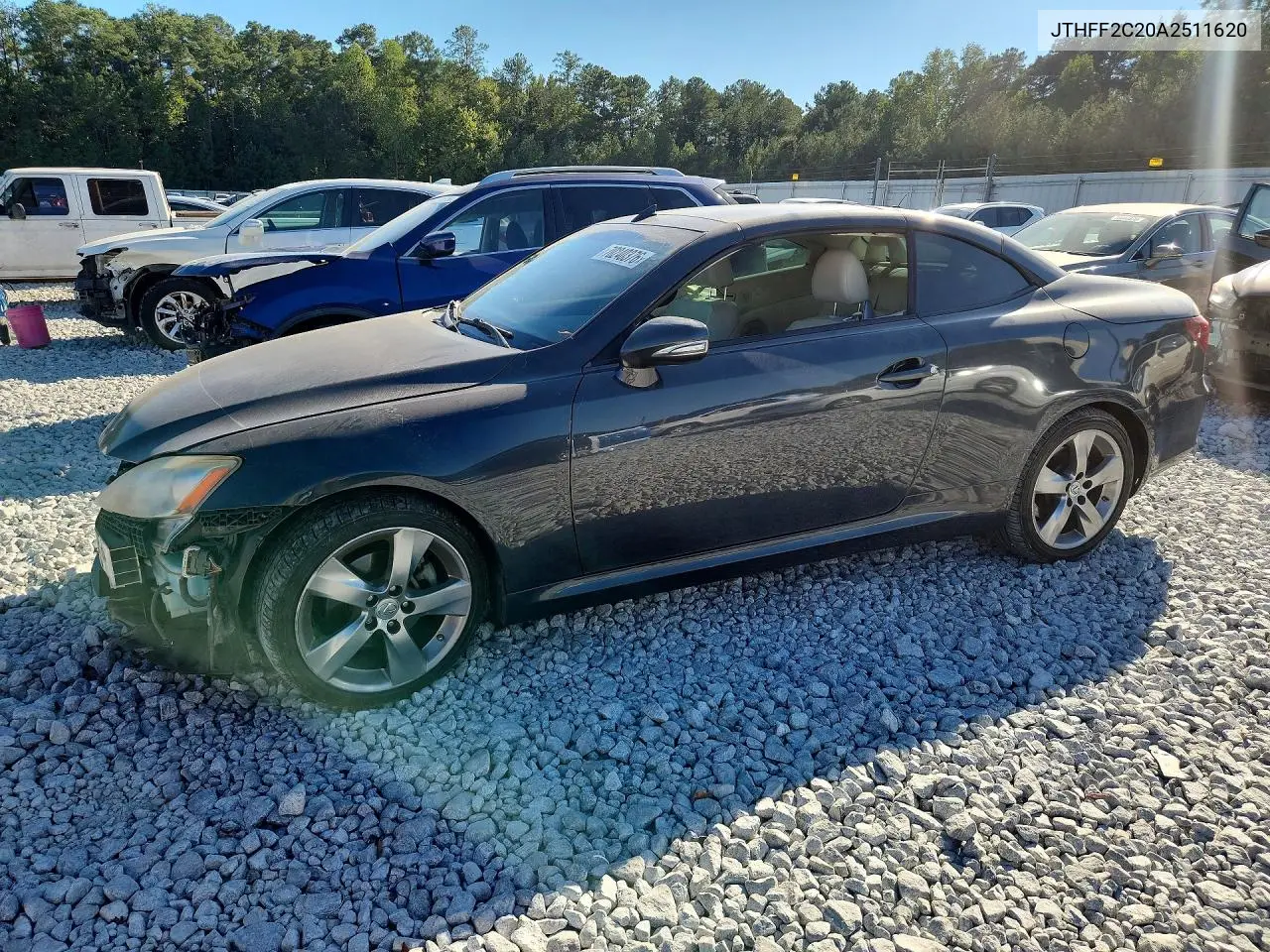LEXUS IS 2010, VIN JTHFF2C20A2511620