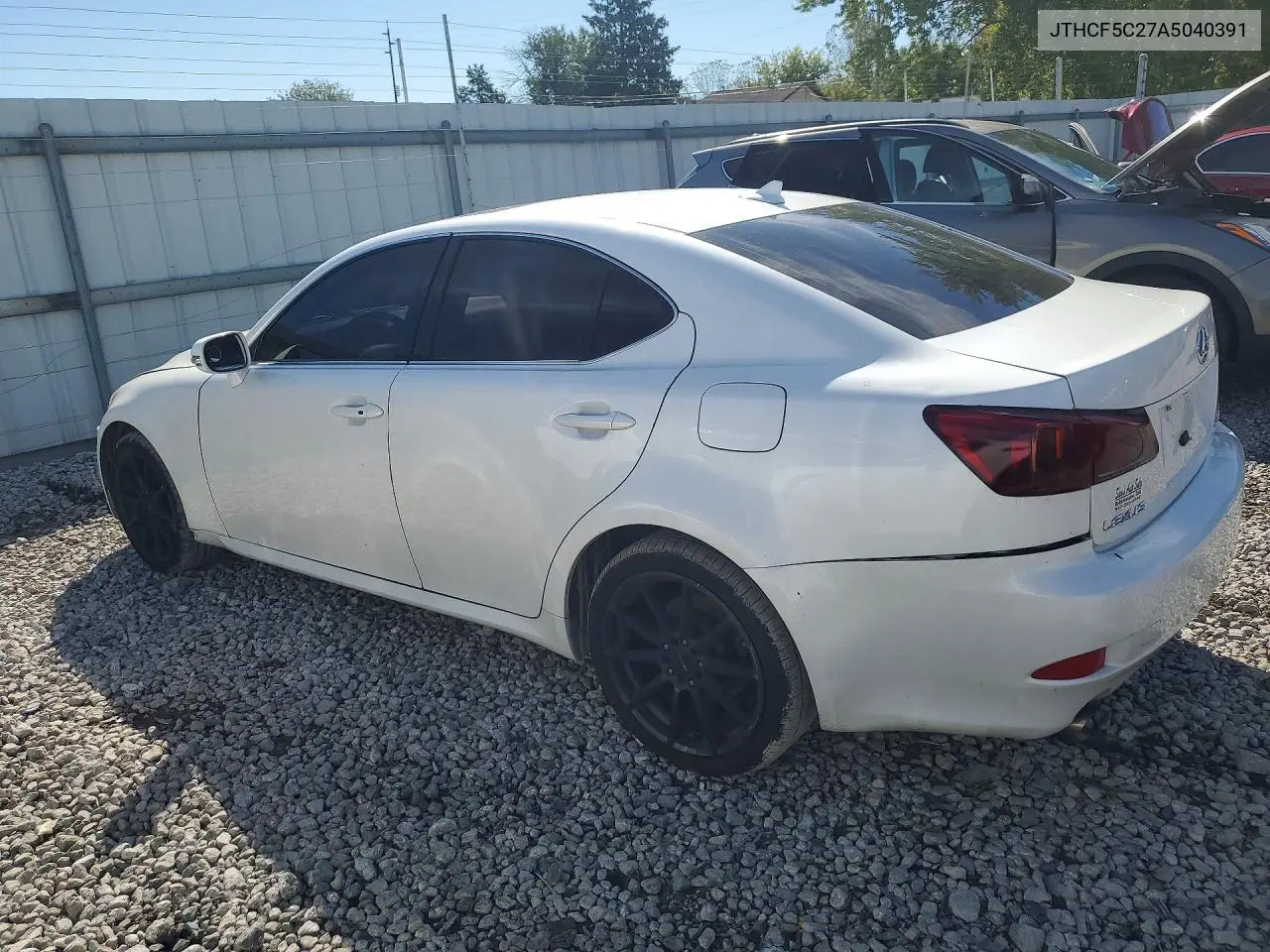 2010 LEXUS IS VIN JTHCF5C27A5040391 — фото 2