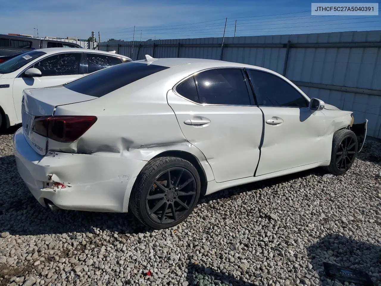 2010 LEXUS IS VIN JTHCF5C27A5040391 — фото 3