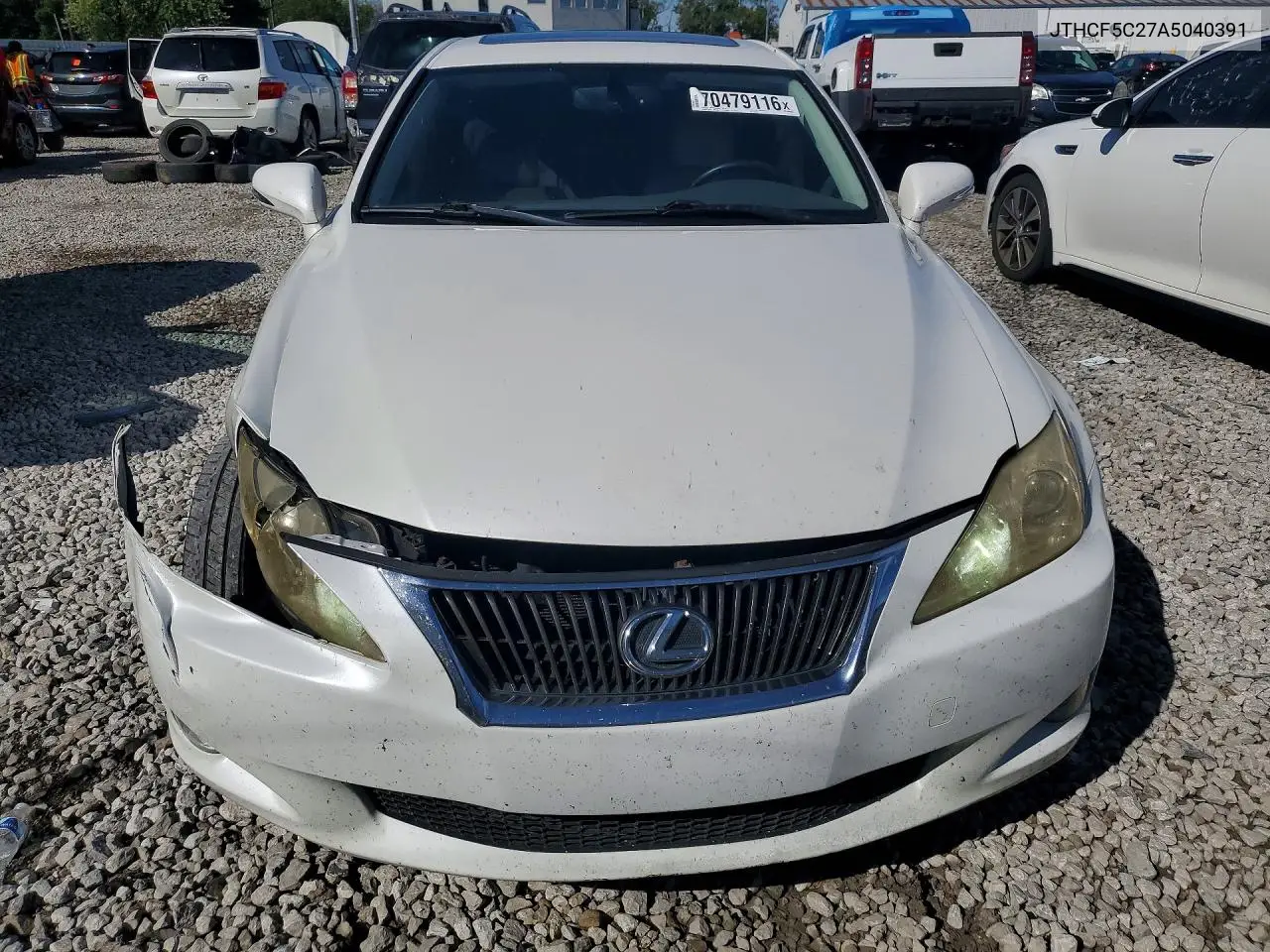 2010 LEXUS IS VIN JTHCF5C27A5040391 — фото 5