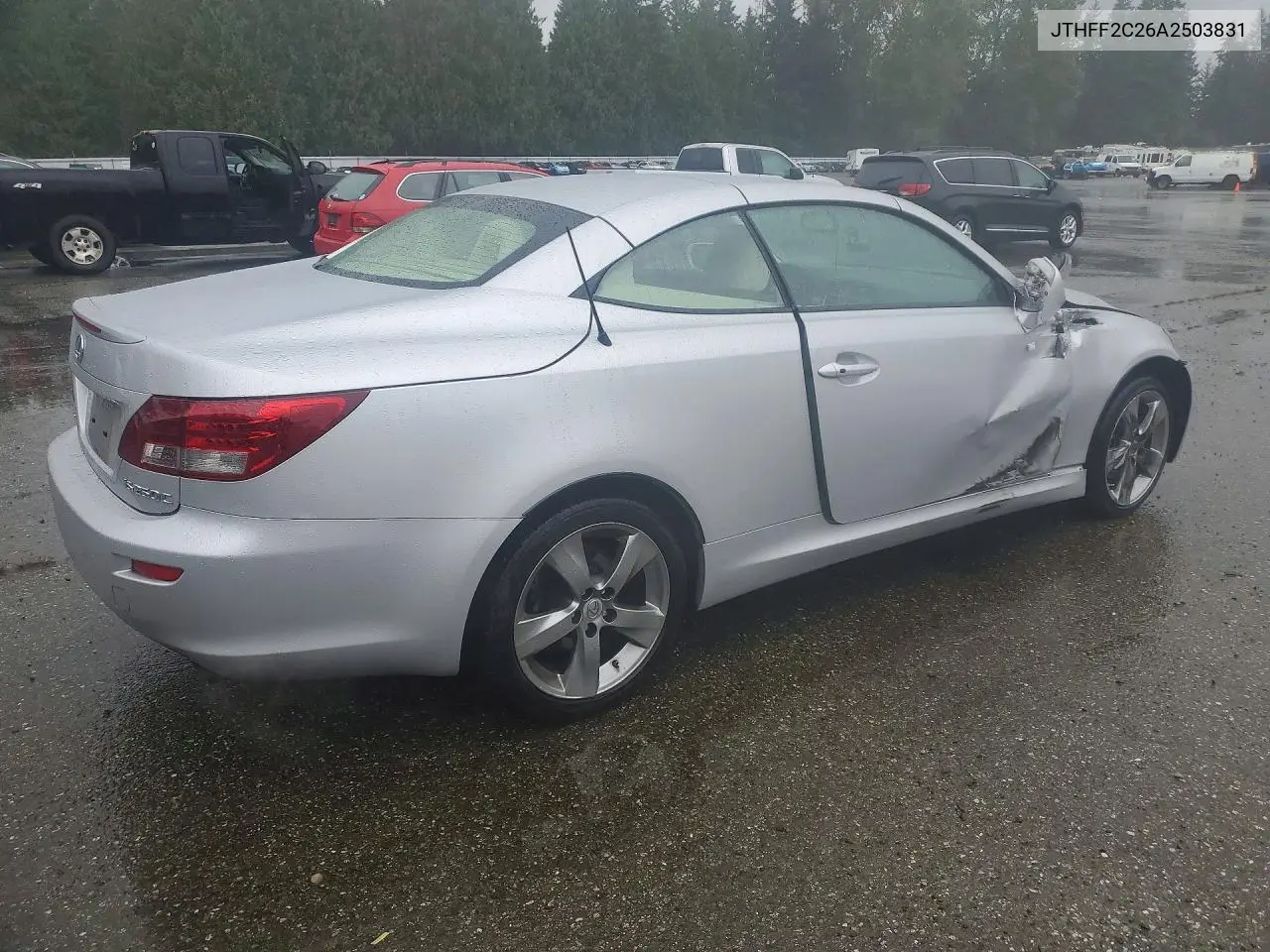 2010 LEXUS IS VIN JTHFF2C26A2503831 — фото 3