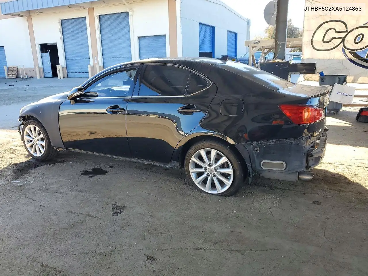 2010 LEXUS IS VIN JTHBF5C2XA5124863 — фото 2
