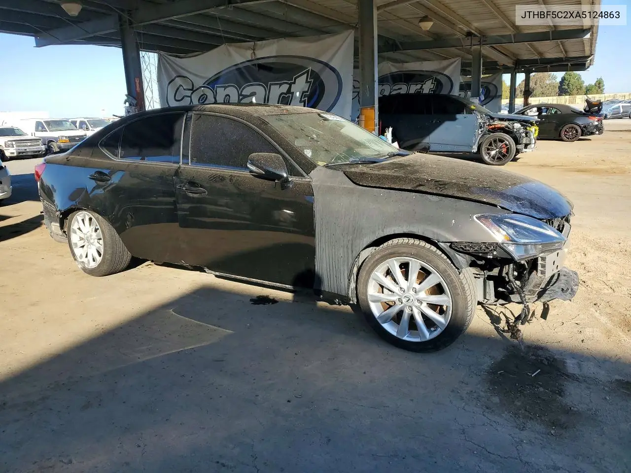 2010 LEXUS IS VIN JTHBF5C2XA5124863 — фото 4