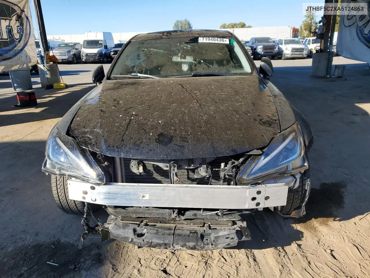2010 LEXUS IS VIN JTHBF5C2XA5124863 — фото 5