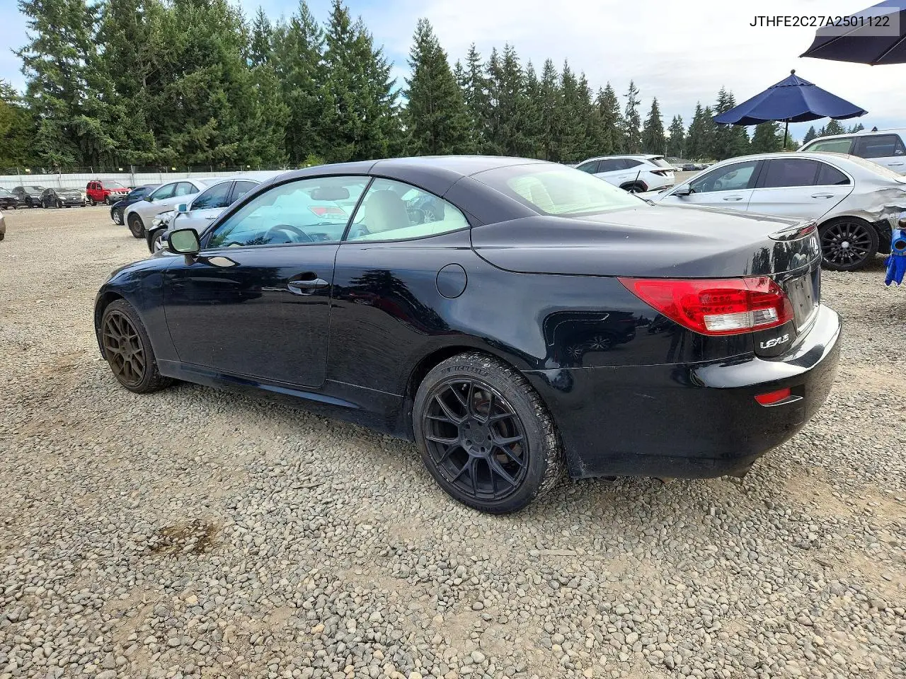 2010 LEXUS IS VIN JTHFE2C27A2501122 — фото 2