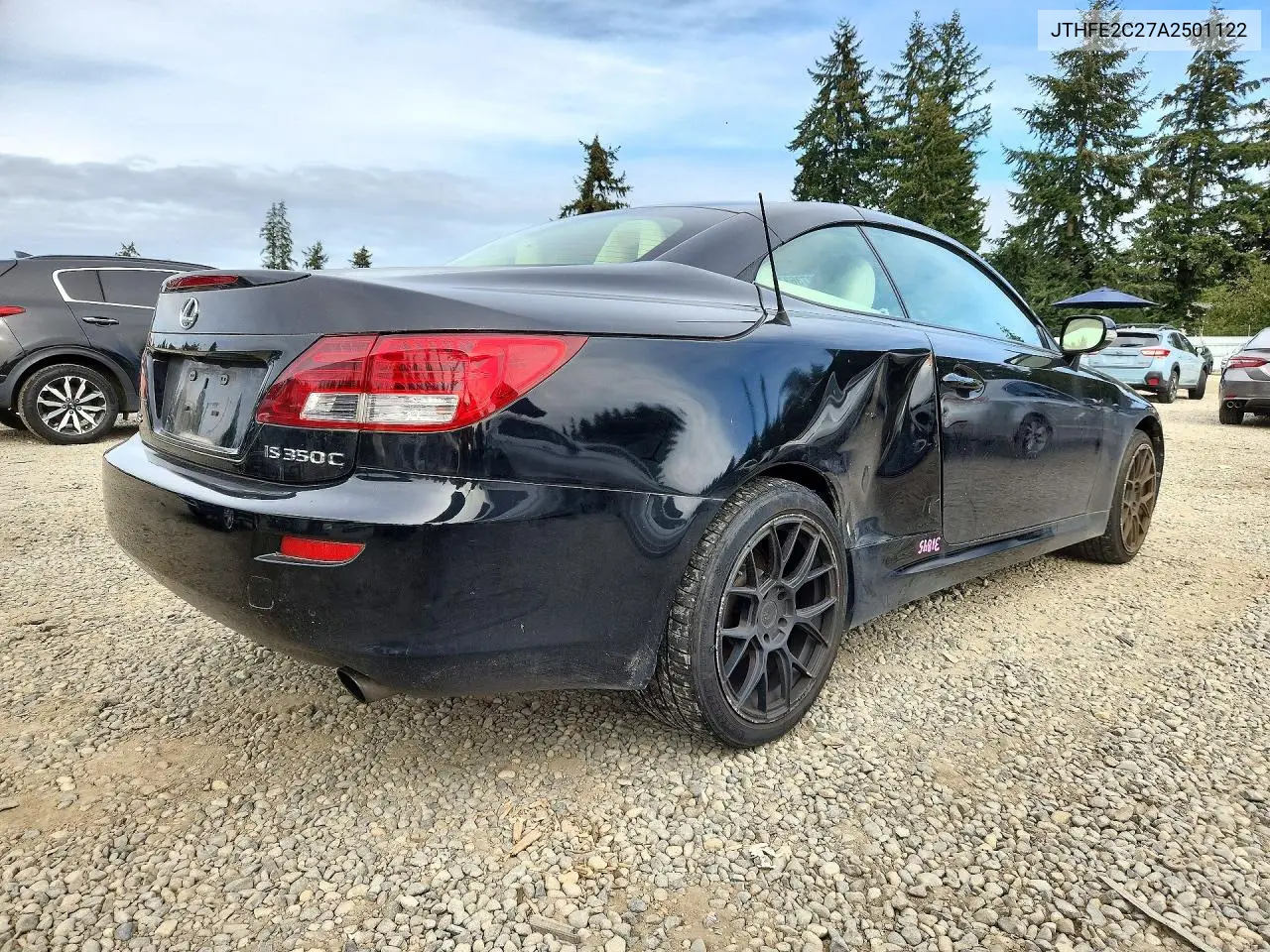 2010 LEXUS IS VIN JTHFE2C27A2501122 — фото 3