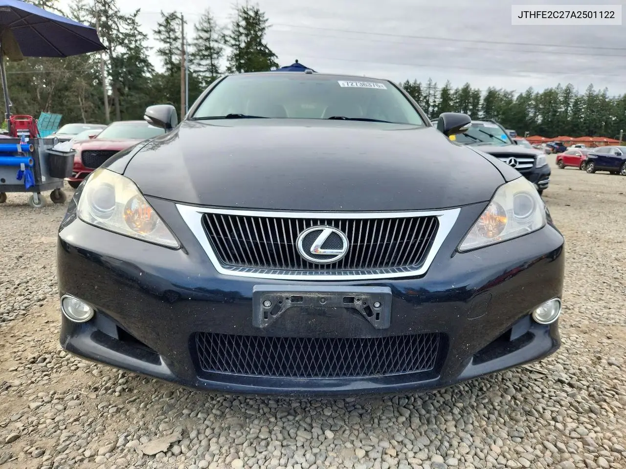 2010 LEXUS IS VIN JTHFE2C27A2501122 — фото 5
