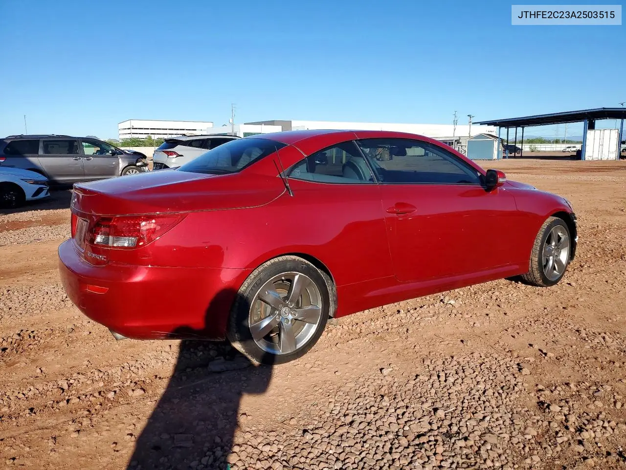 2010 LEXUS IS VIN JTHFE2C23A2503515 — фото 3