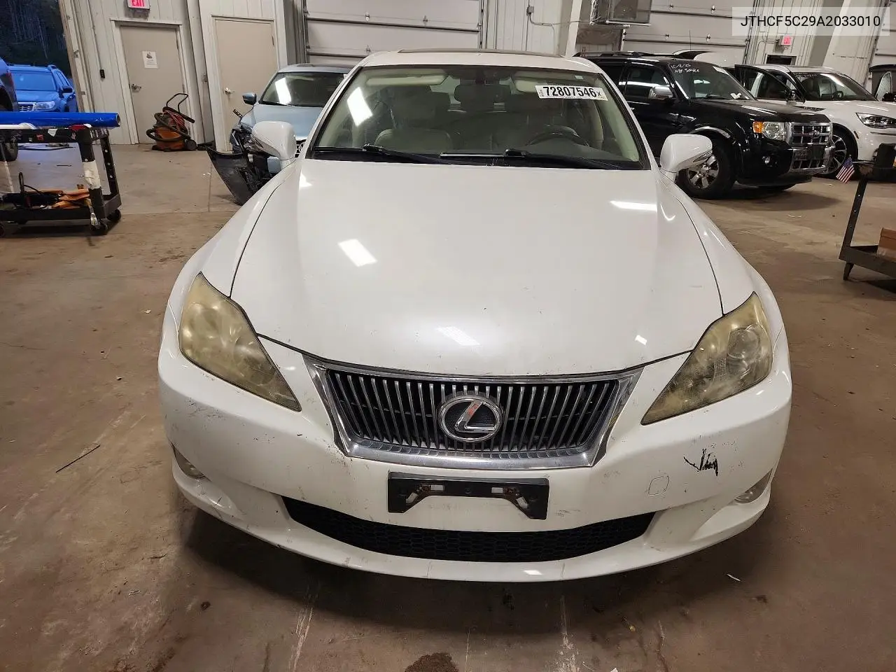 2010 LEXUS IS VIN JTHCF5C29A2033010 — фото 5