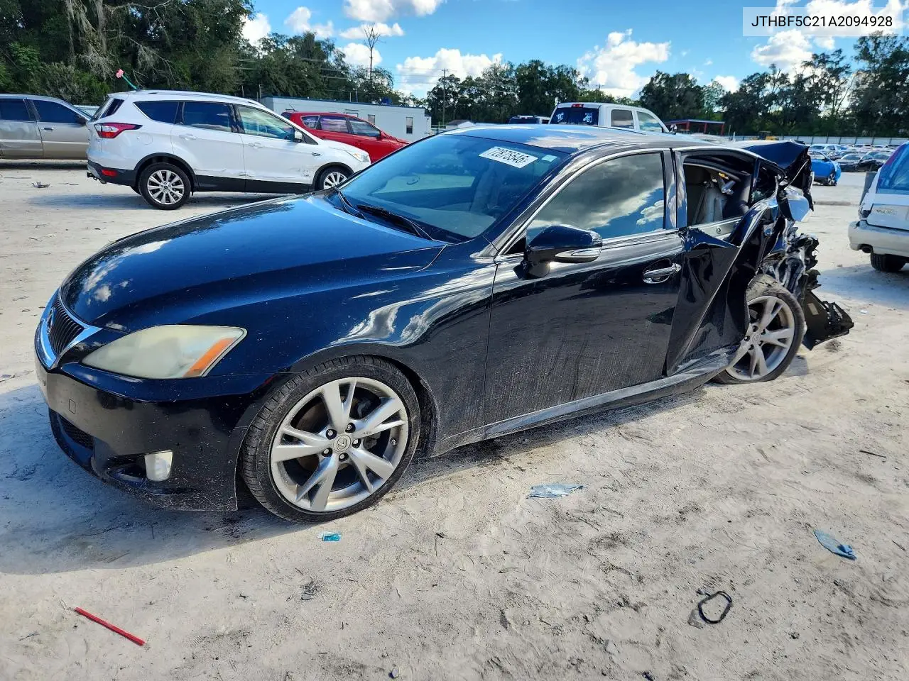 LEXUS IS 2010, VIN JTHBF5C21A2094928