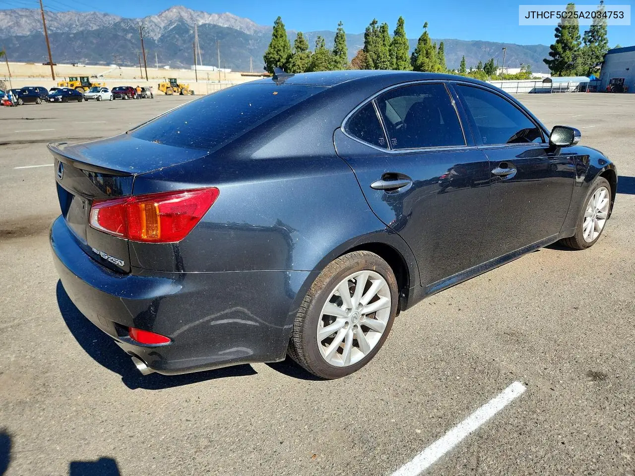 2010 LEXUS IS VIN JTHCF5C25A2034753 — фото 3
