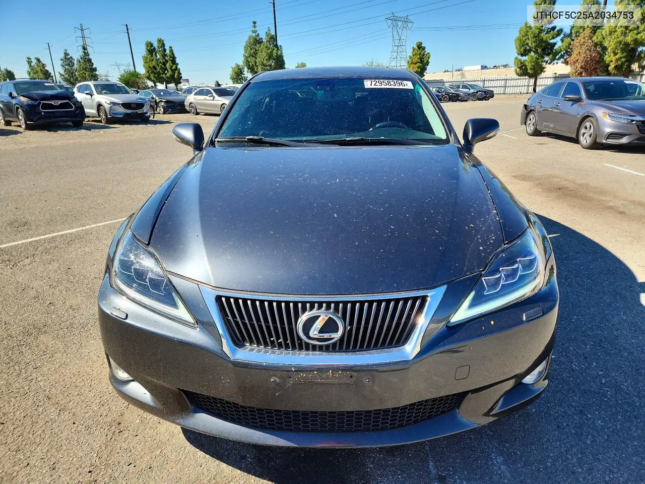 2010 LEXUS IS VIN JTHCF5C25A2034753 — фото 5