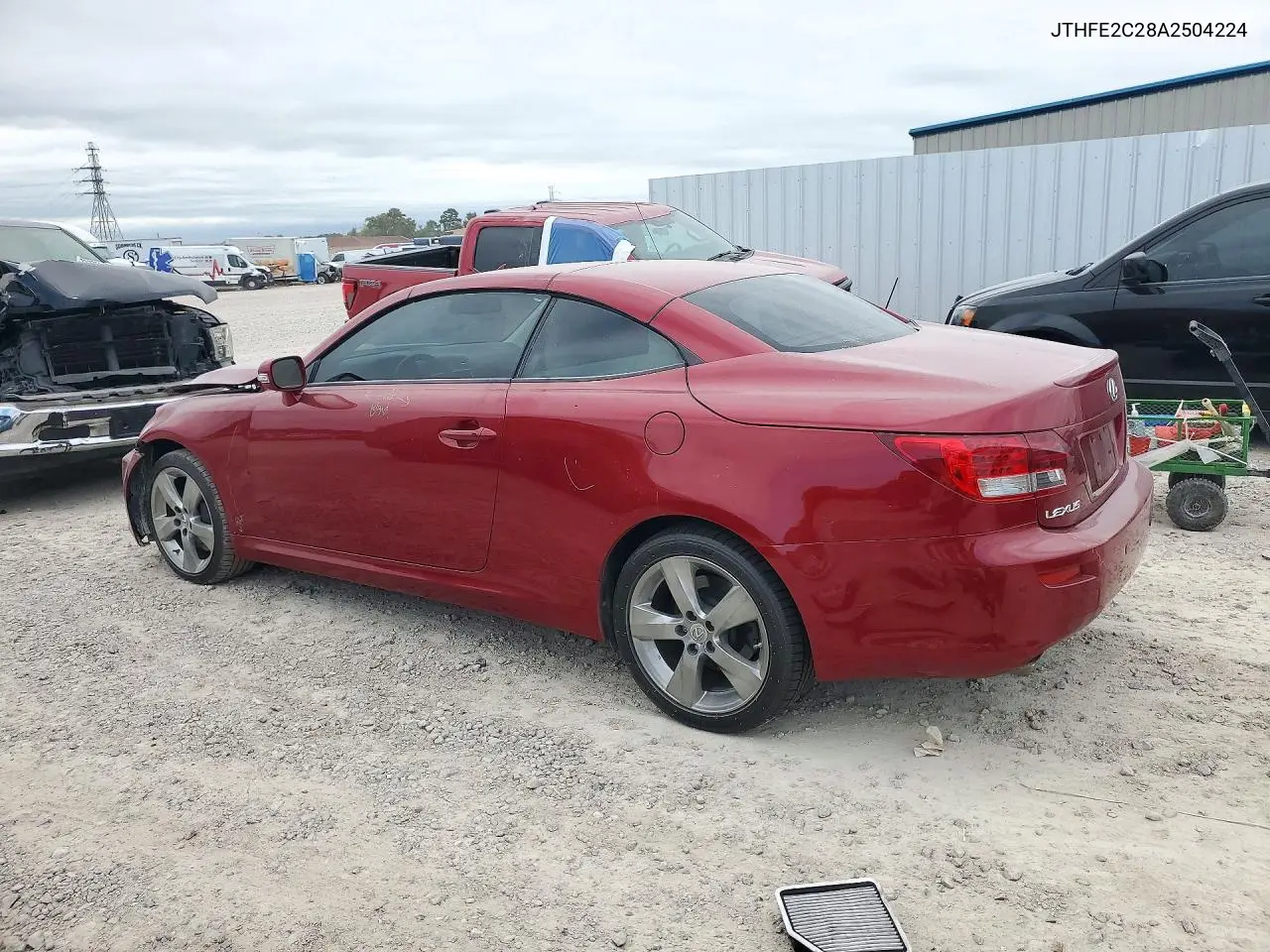 2010 LEXUS IS VIN JTHFE2C28A2504224 — фото 2