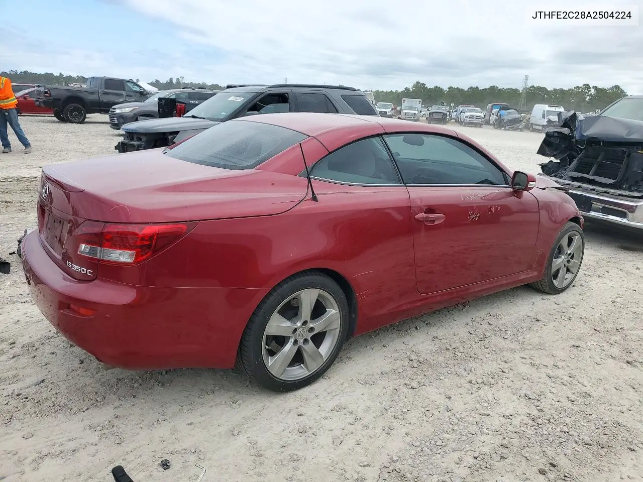 2010 LEXUS IS VIN JTHFE2C28A2504224 — фото 3