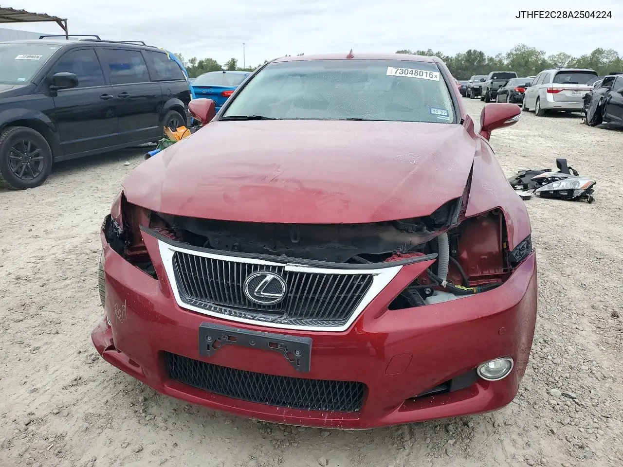 2010 LEXUS IS VIN JTHFE2C28A2504224 — фото 5