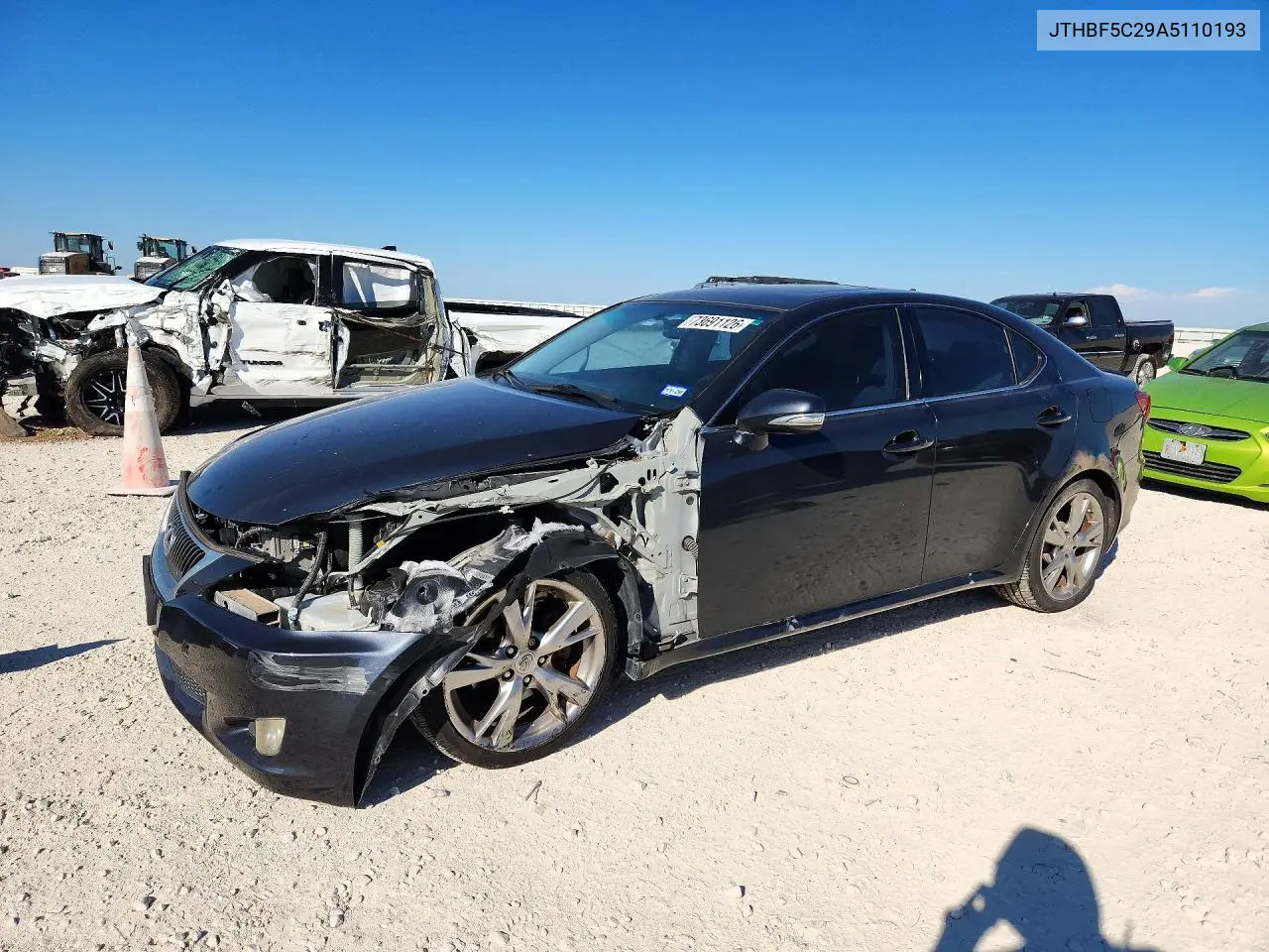 LEXUS IS 2010, VIN JTHBF5C29A5110193