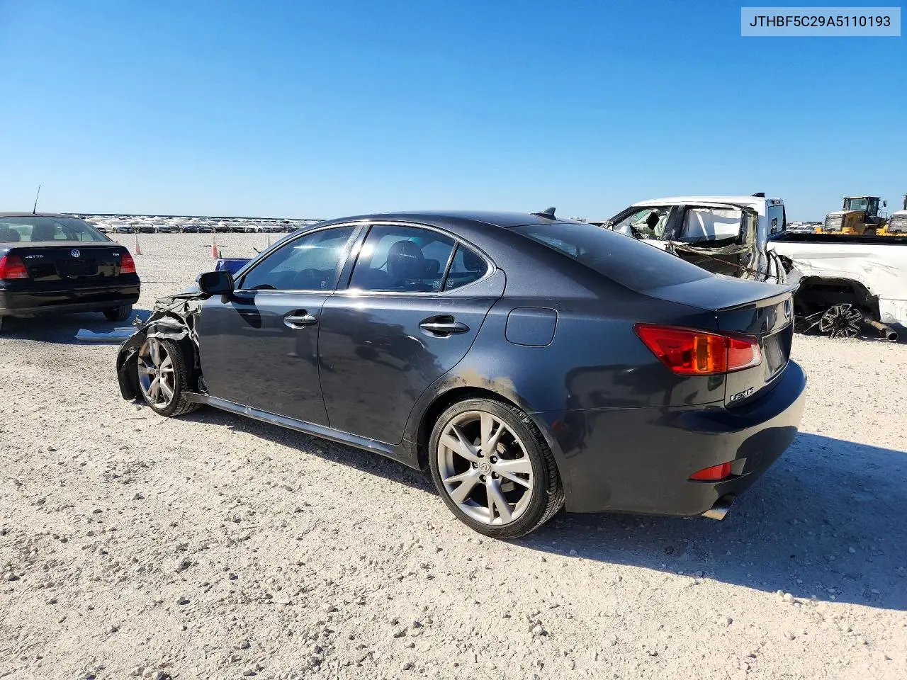2010 LEXUS IS VIN JTHBF5C29A5110193 — фото 3